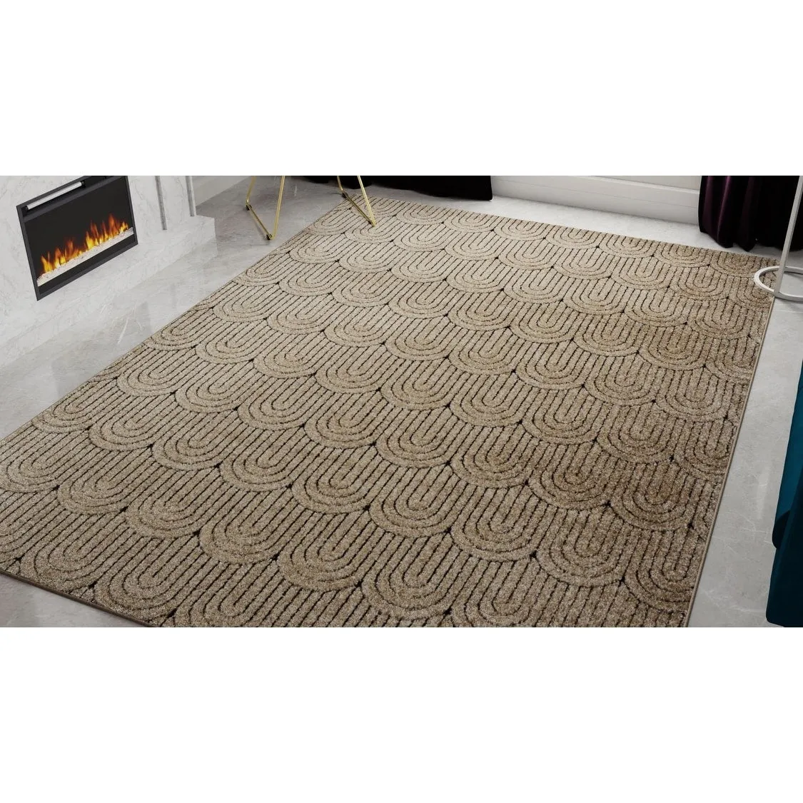 Rugs America Cadence Modern Geometric Area Rug