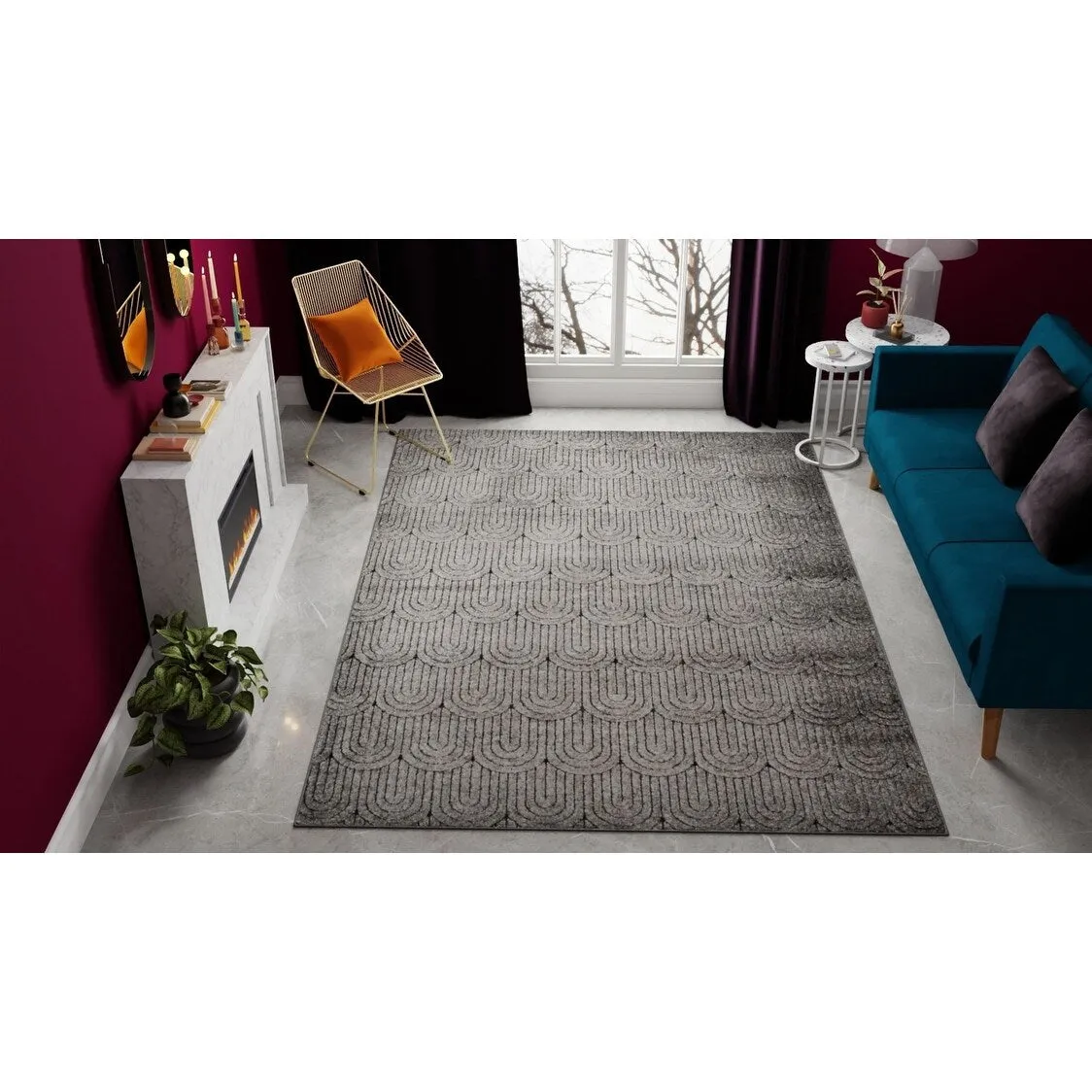 Rugs America Cadence Modern Geometric Area Rug