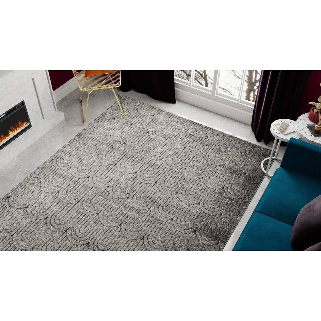 Rugs America Cadence Modern Geometric Area Rug