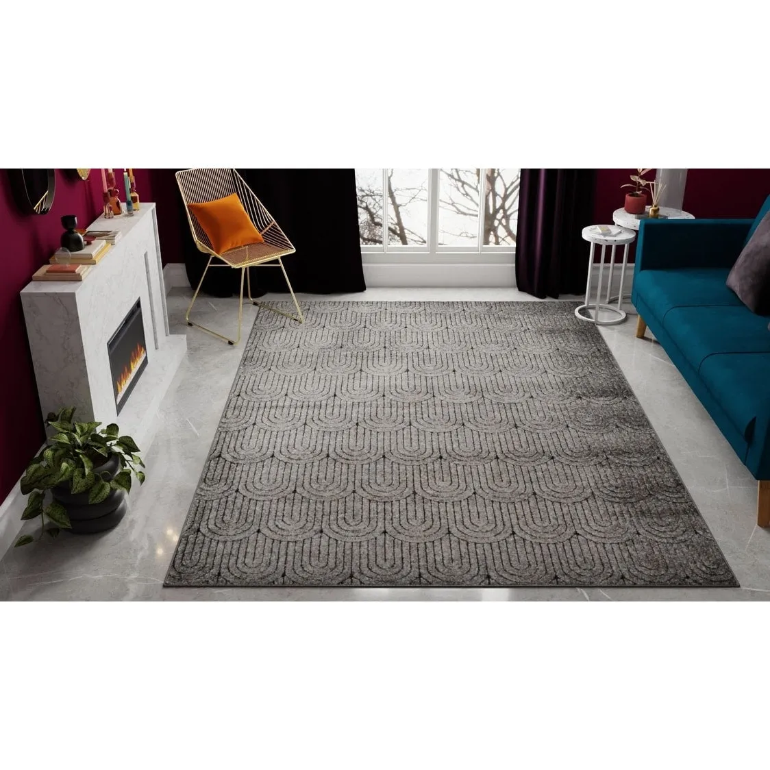 Rugs America Cadence Modern Geometric Area Rug