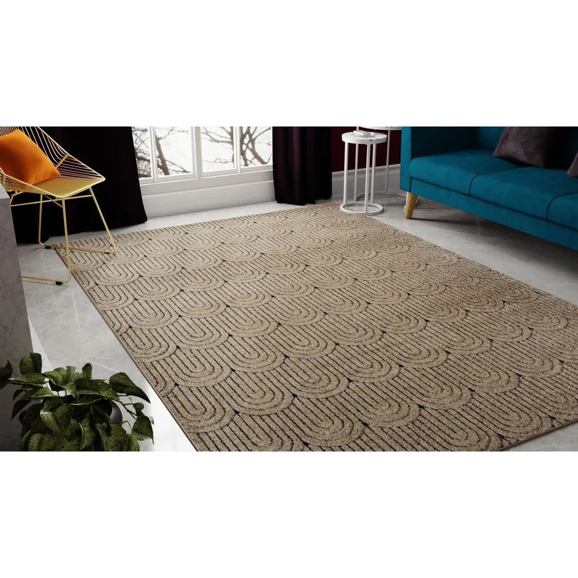 Rugs America Cadence Modern Geometric Area Rug