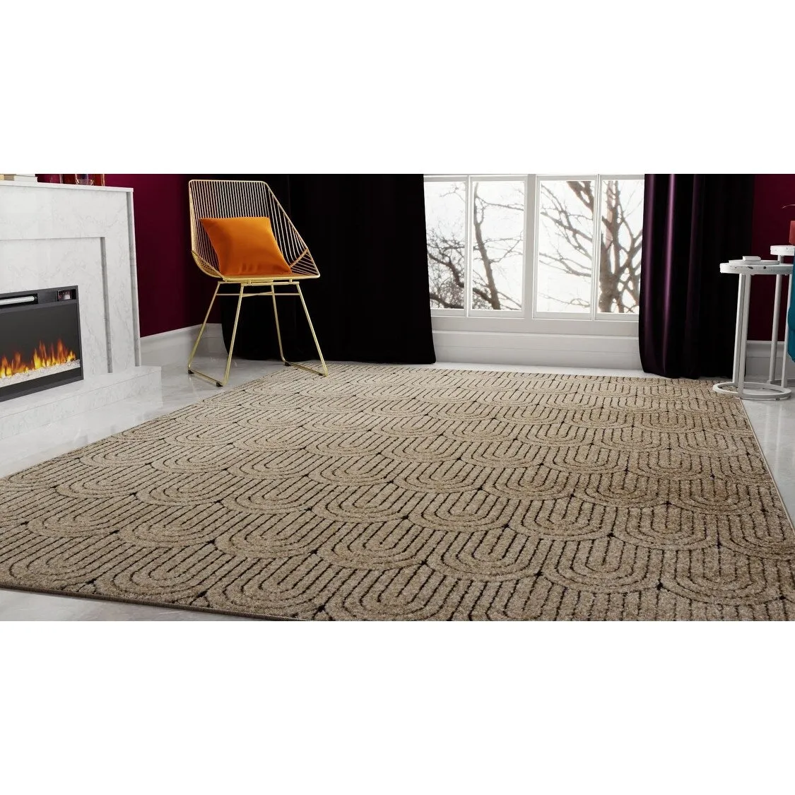 Rugs America Cadence Modern Geometric Area Rug