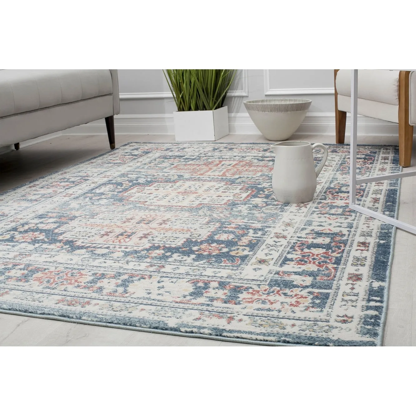 Rugs America Gallagher Collection Sundara Transitional Vintage Area Rug