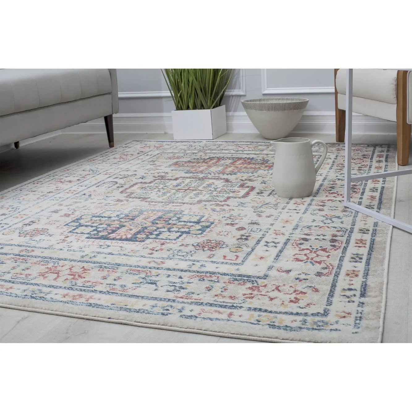 Rugs America Gallagher Collection Sundara Transitional Vintage Area Rug