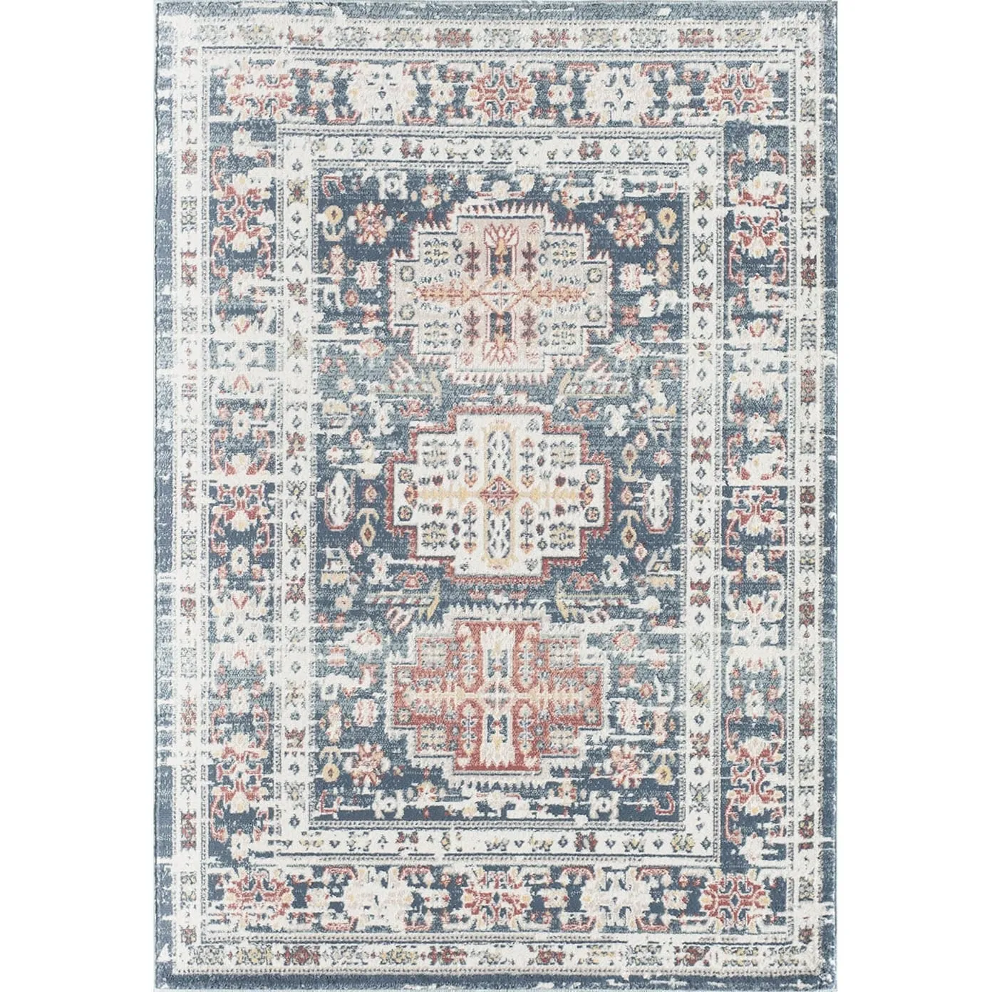 Rugs America Gallagher Collection Sundara Transitional Vintage Area Rug
