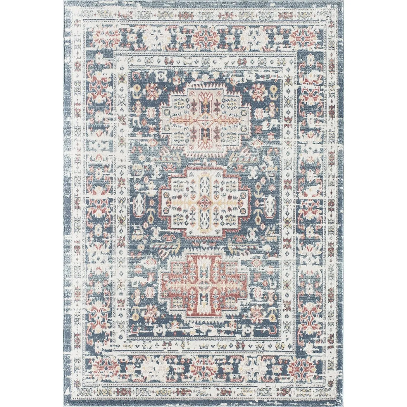 Rugs America Gallagher Collection Sundara Transitional Vintage Area Rug