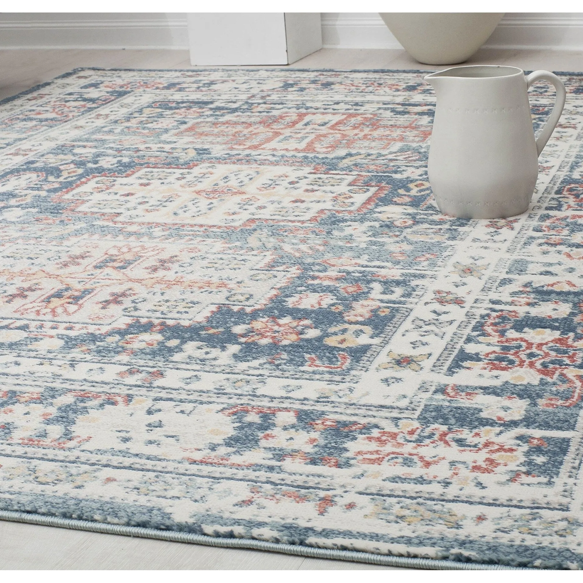 Rugs America Gallagher Collection Sundara Transitional Vintage Area Rug