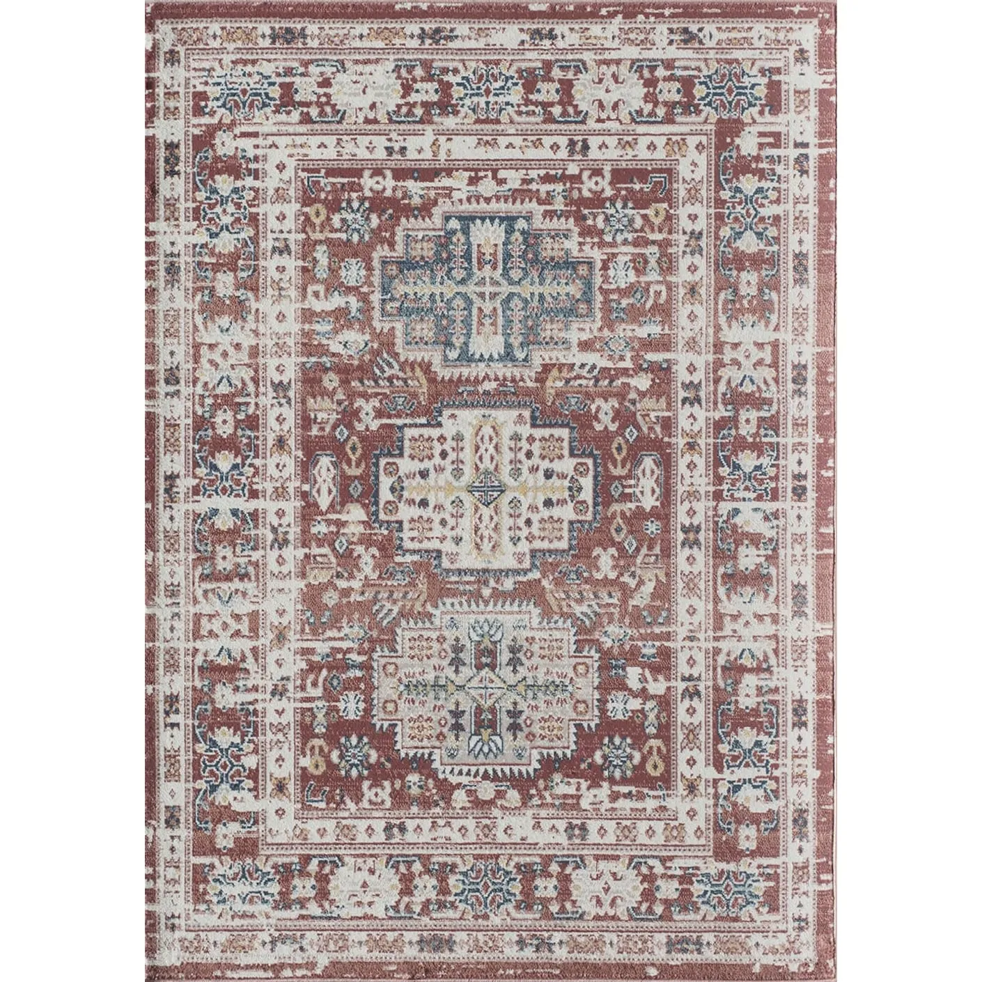 Rugs America Gallagher Collection Sundara Transitional Vintage Area Rug