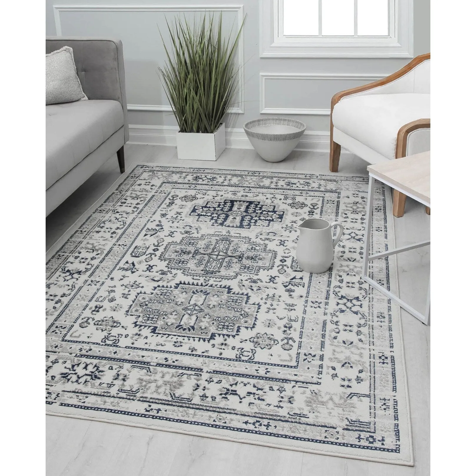 Rugs America Gallagher Collection Sundara Transitional Vintage Area Rug