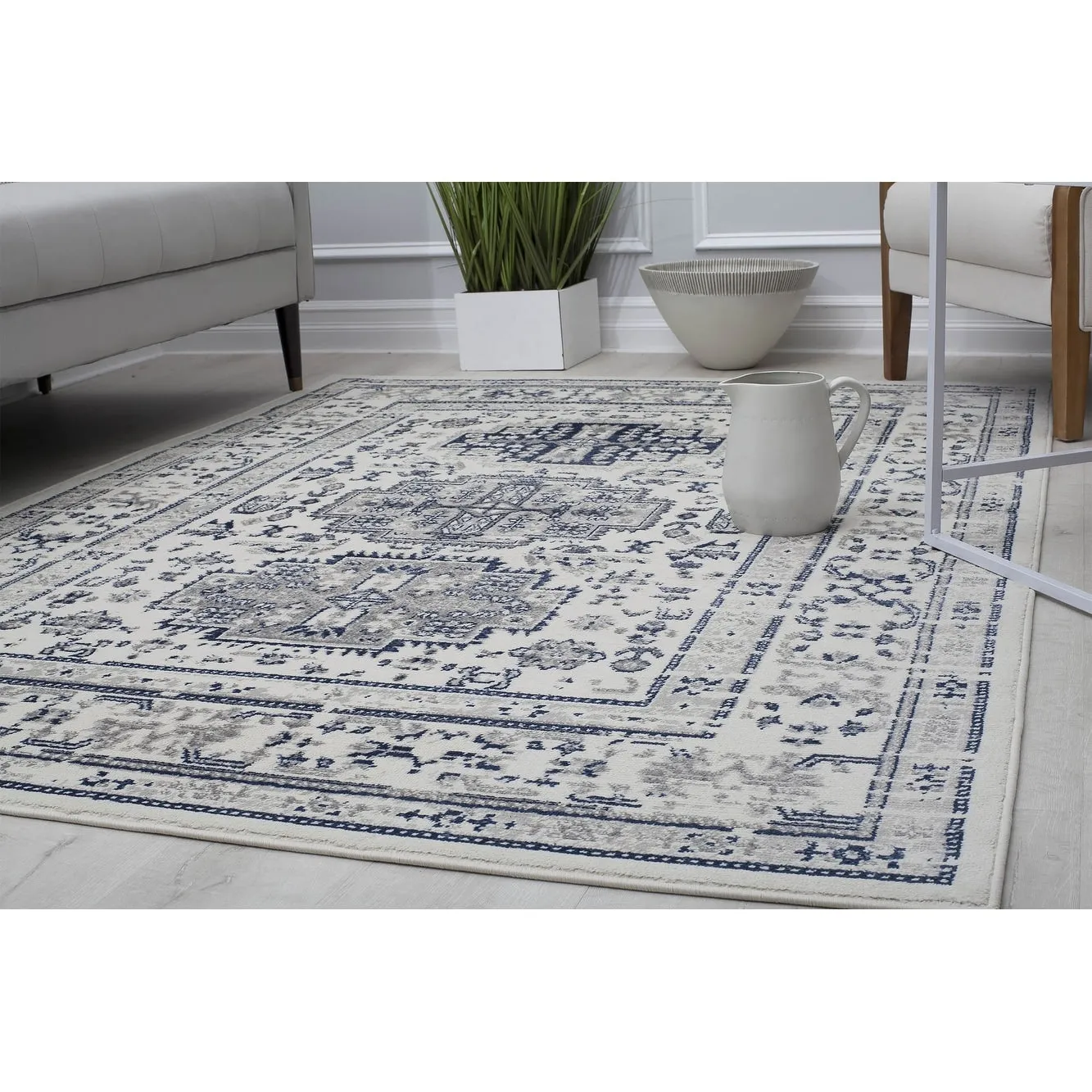 Rugs America Gallagher Collection Sundara Transitional Vintage Area Rug