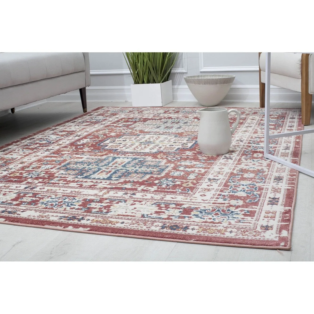 Rugs America Gallagher Collection Sundara Transitional Vintage Area Rug
