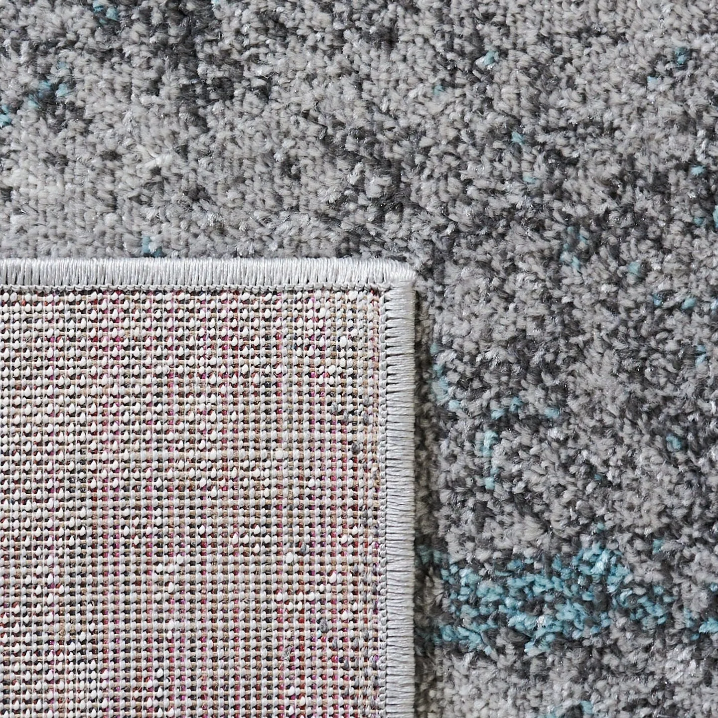 SAFAVIEH Adirondack Cordelia Abstract Glam Rug - Turquoise/Grey - 5' 1 x 7' 6