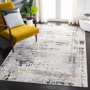 SAFAVIEH Amelia Naresa Abstract Distressed Rug - Grey/Gold - 5' 5 x 7' 7
