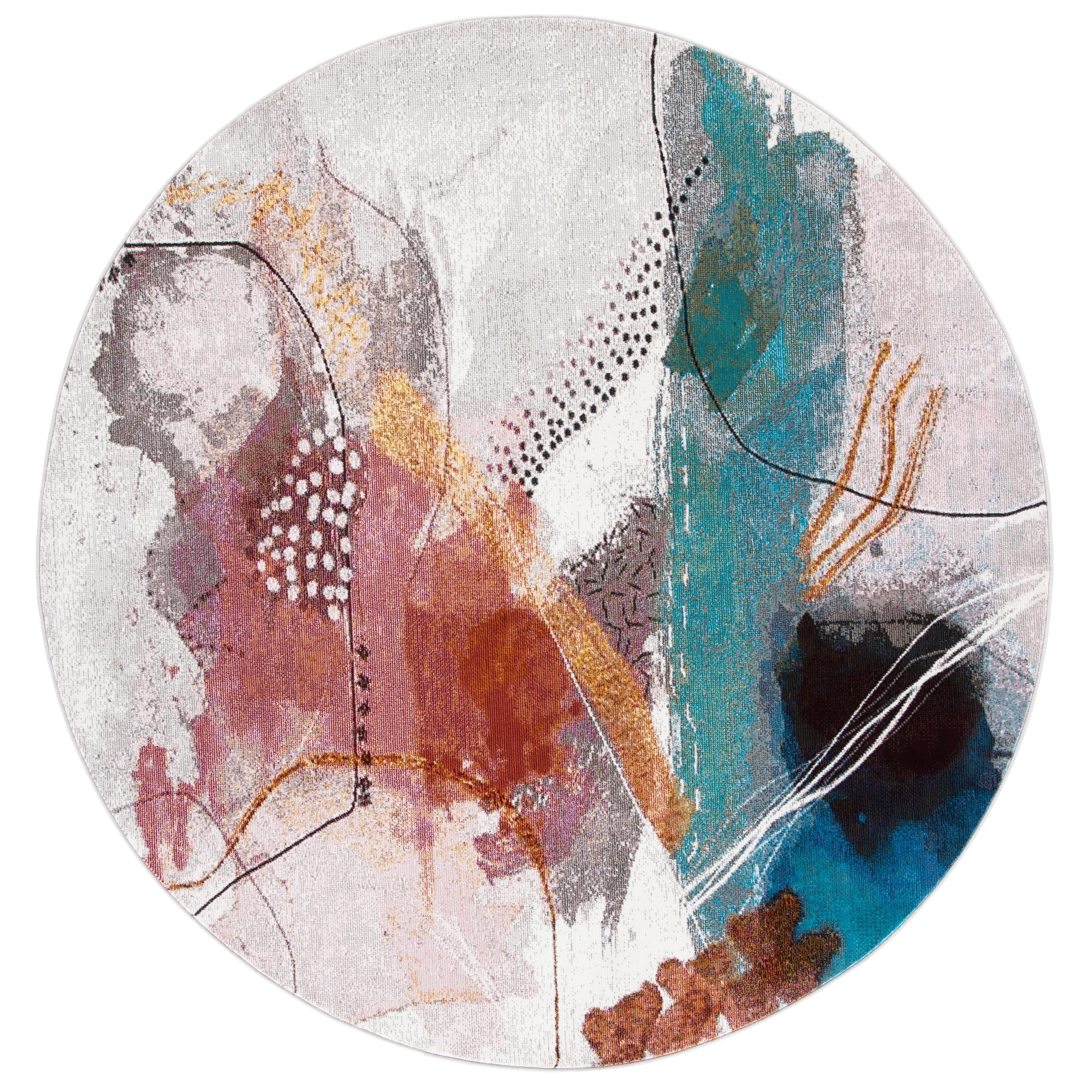 SAFAVIEH Aria Kiwako Modern Abstract Rug