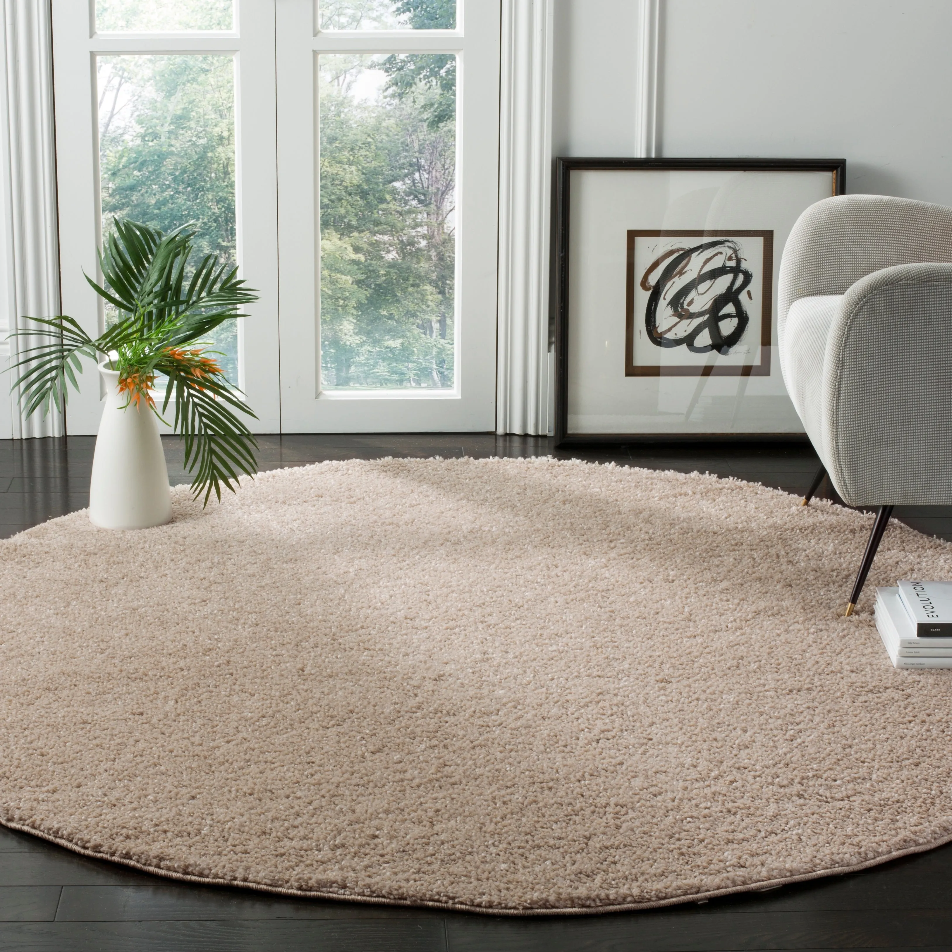 SAFAVIEH Arizona Shag Mechtilde 1.6-inch Thick Rug