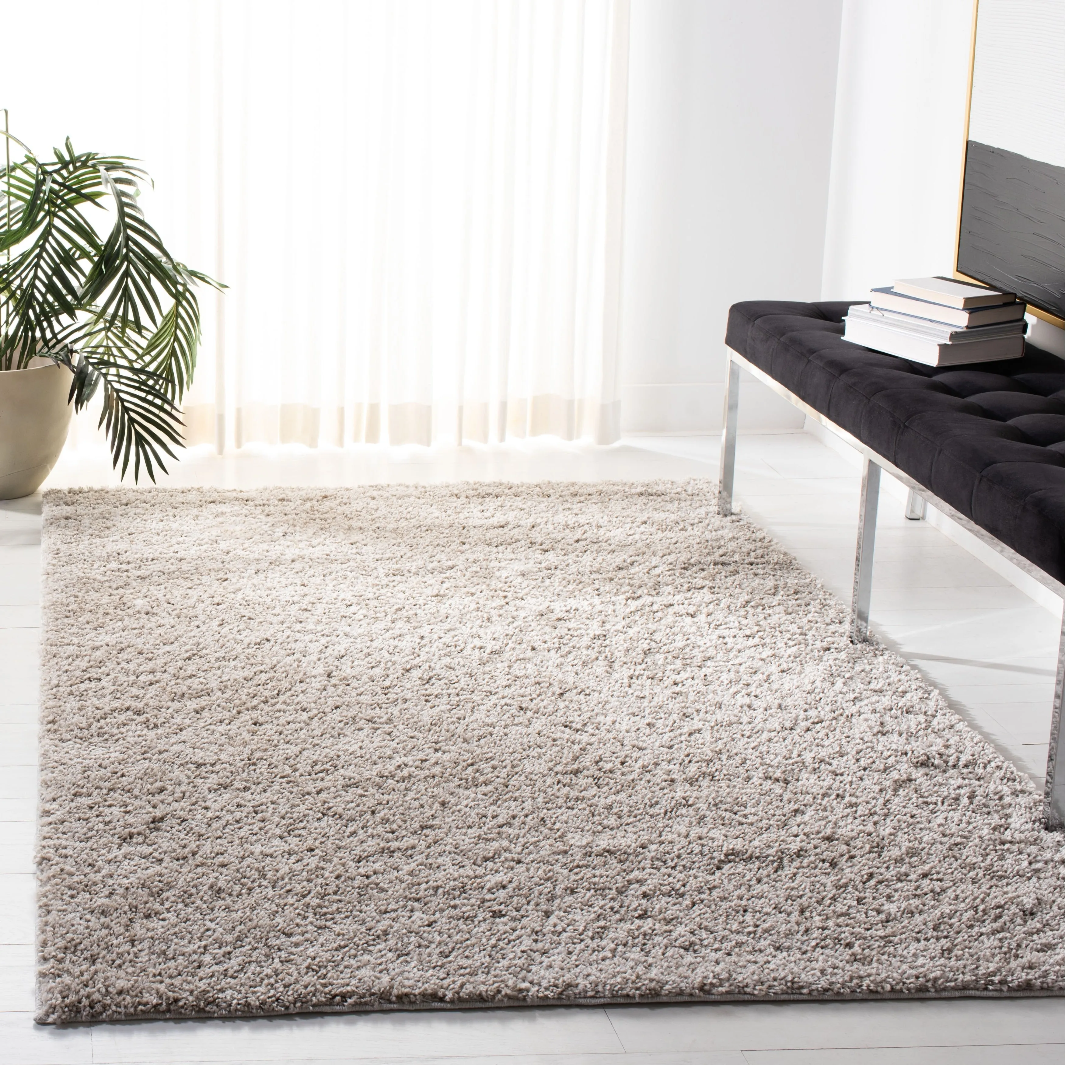 SAFAVIEH Arizona Shag Mechtilde 1.6-inch Thick Rug