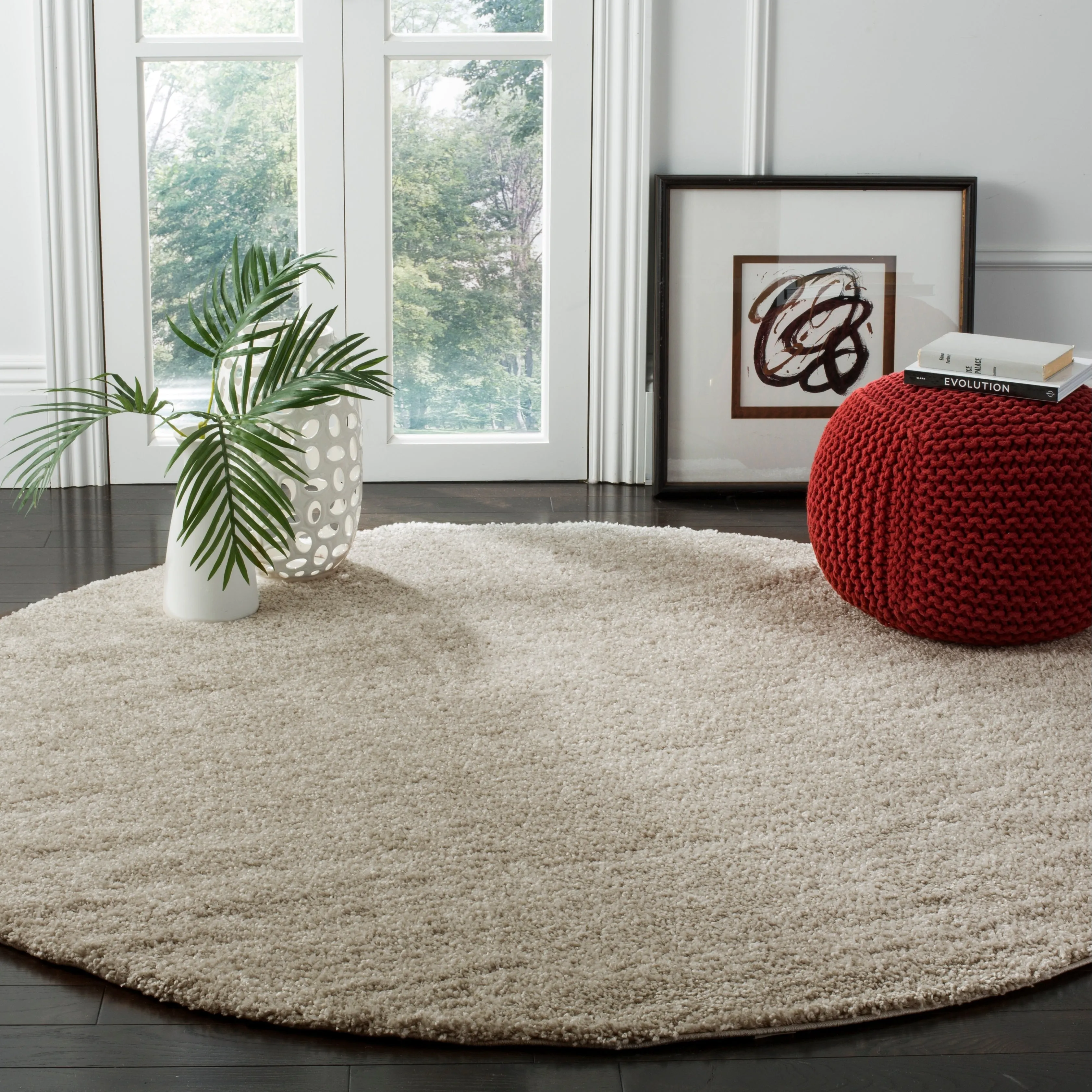 SAFAVIEH Arizona Shag Mechtilde 1.6-inch Thick Rug