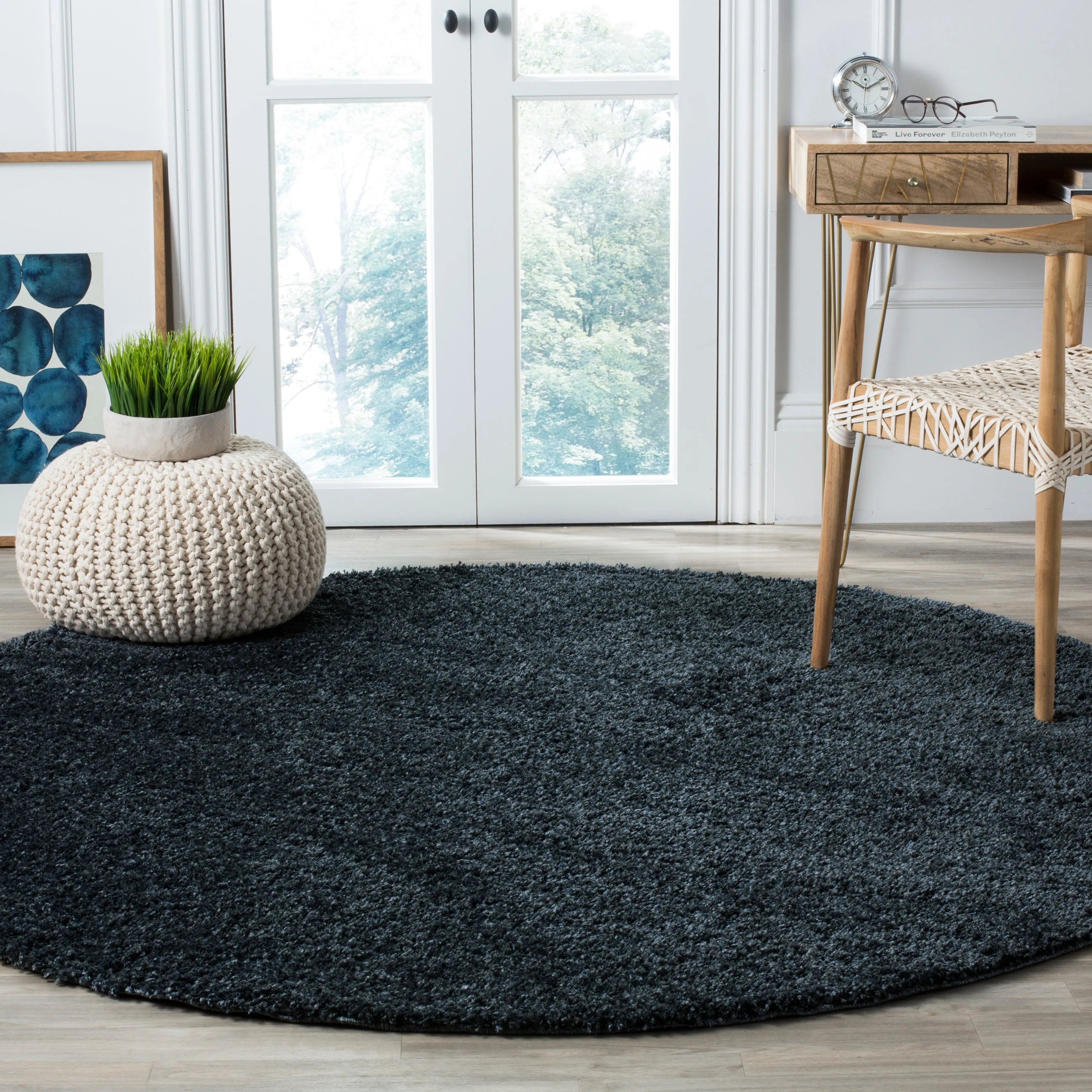 SAFAVIEH Arizona Shag Mechtilde 1.6-inch Thick Rug