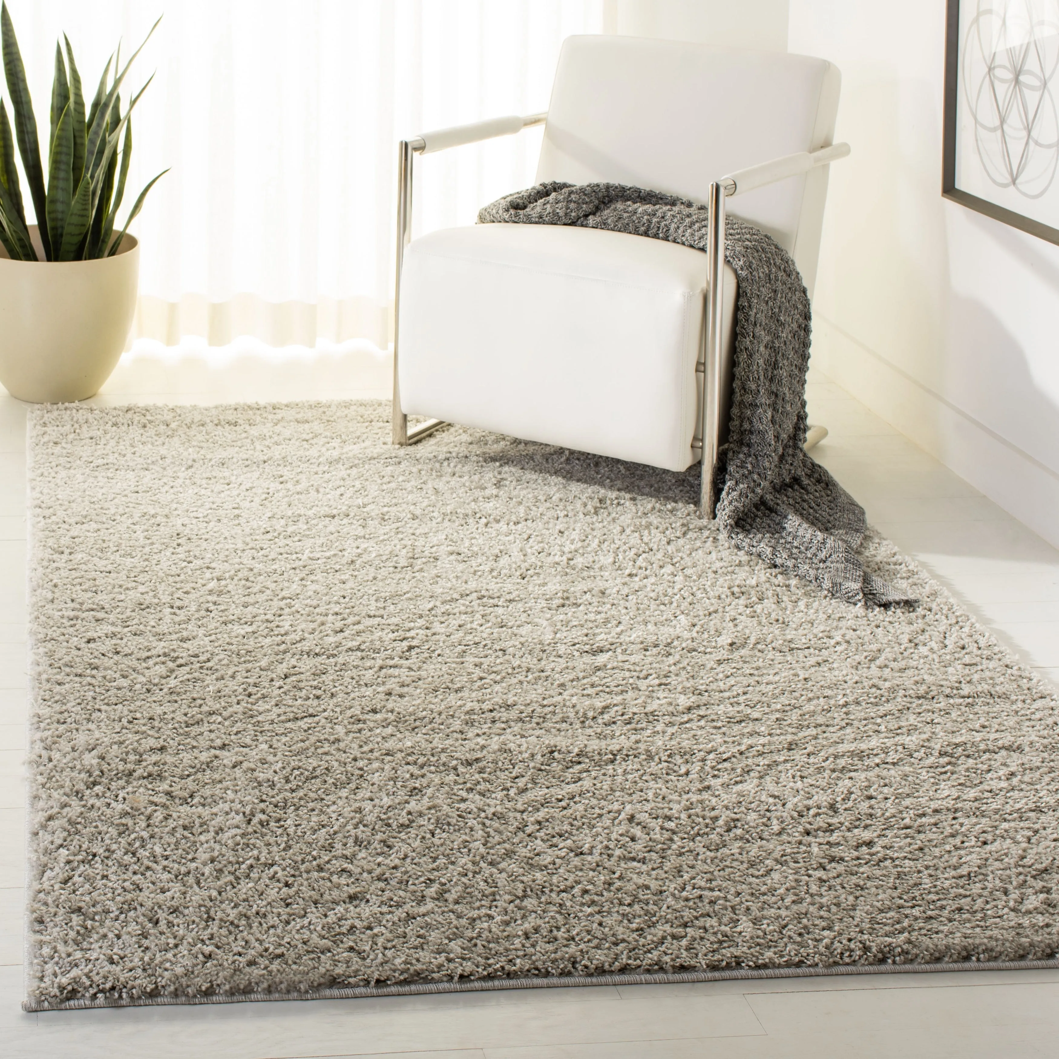 SAFAVIEH Arizona Shag Mechtilde 1.6-inch Thick Rug