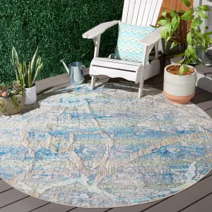 SAFAVIEH Barbados Nineke Modern Waterproof Patio Backyard Rug