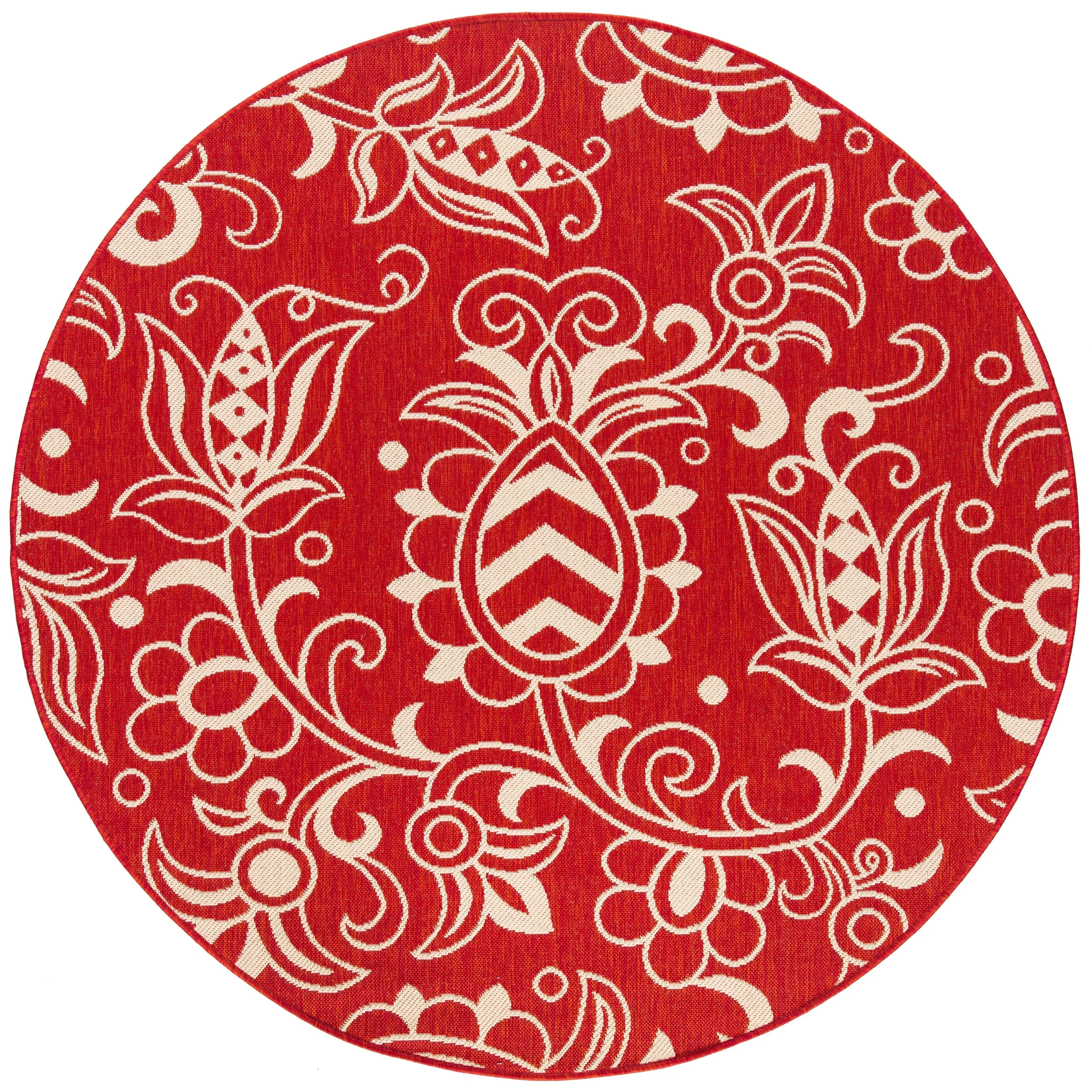 SAFAVIEH Beach House Jula Indoor/ Outdoor Waterproof Patio Backyard Rug
