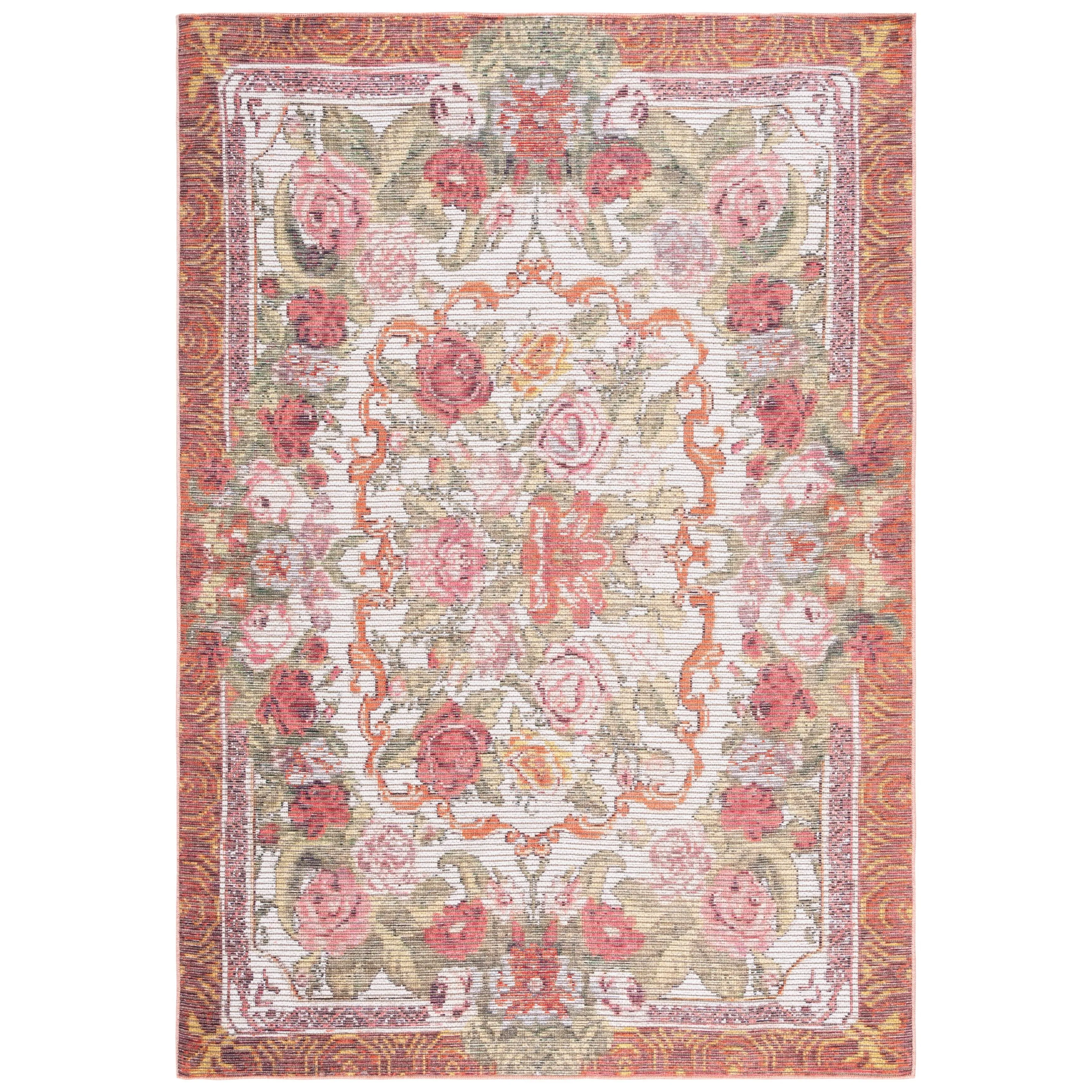 SAFAVIEH Besarabian Machine Washable Jyotsna French Country Rug