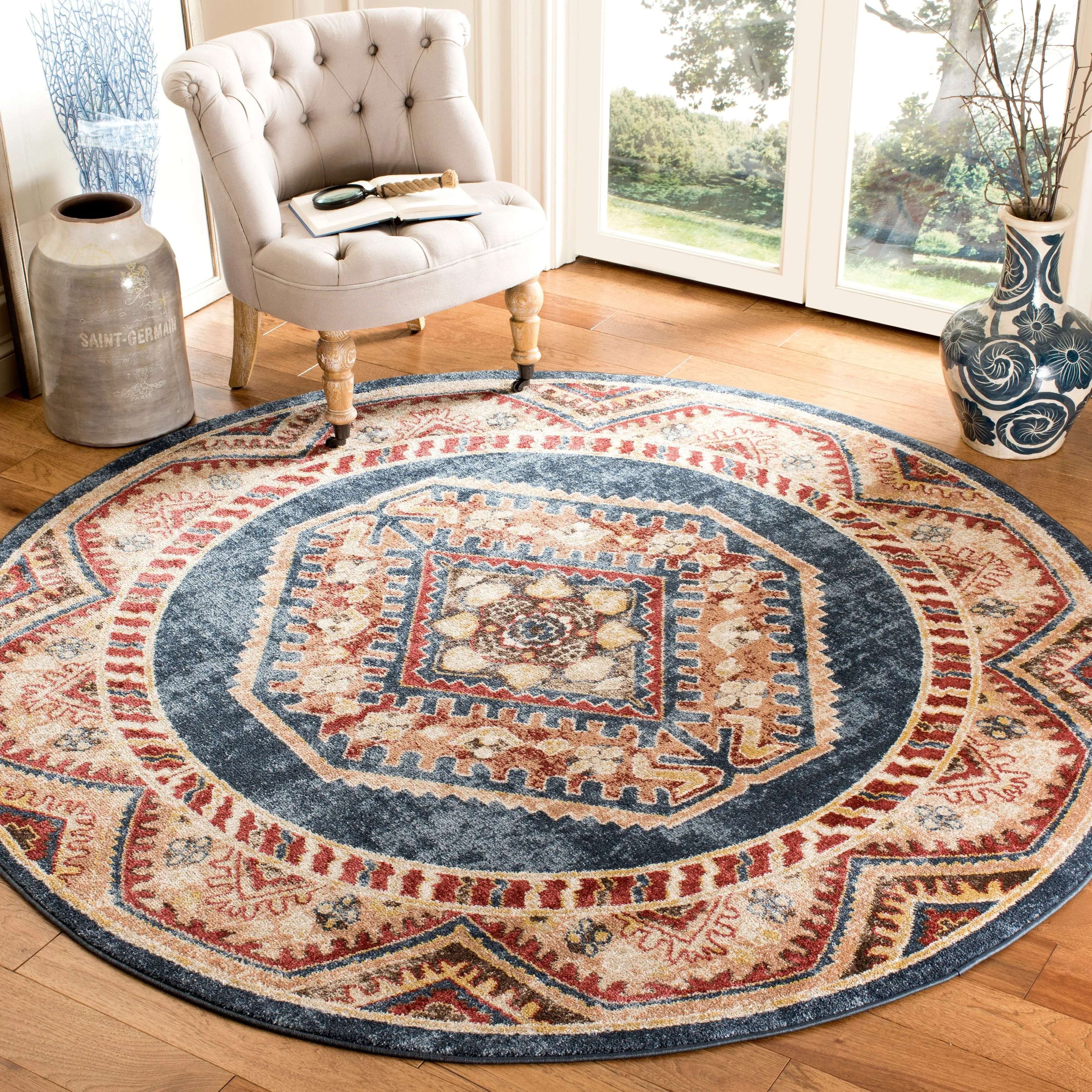 SAFAVIEH Bijar Corline Traditional Distressed Oriental Rug