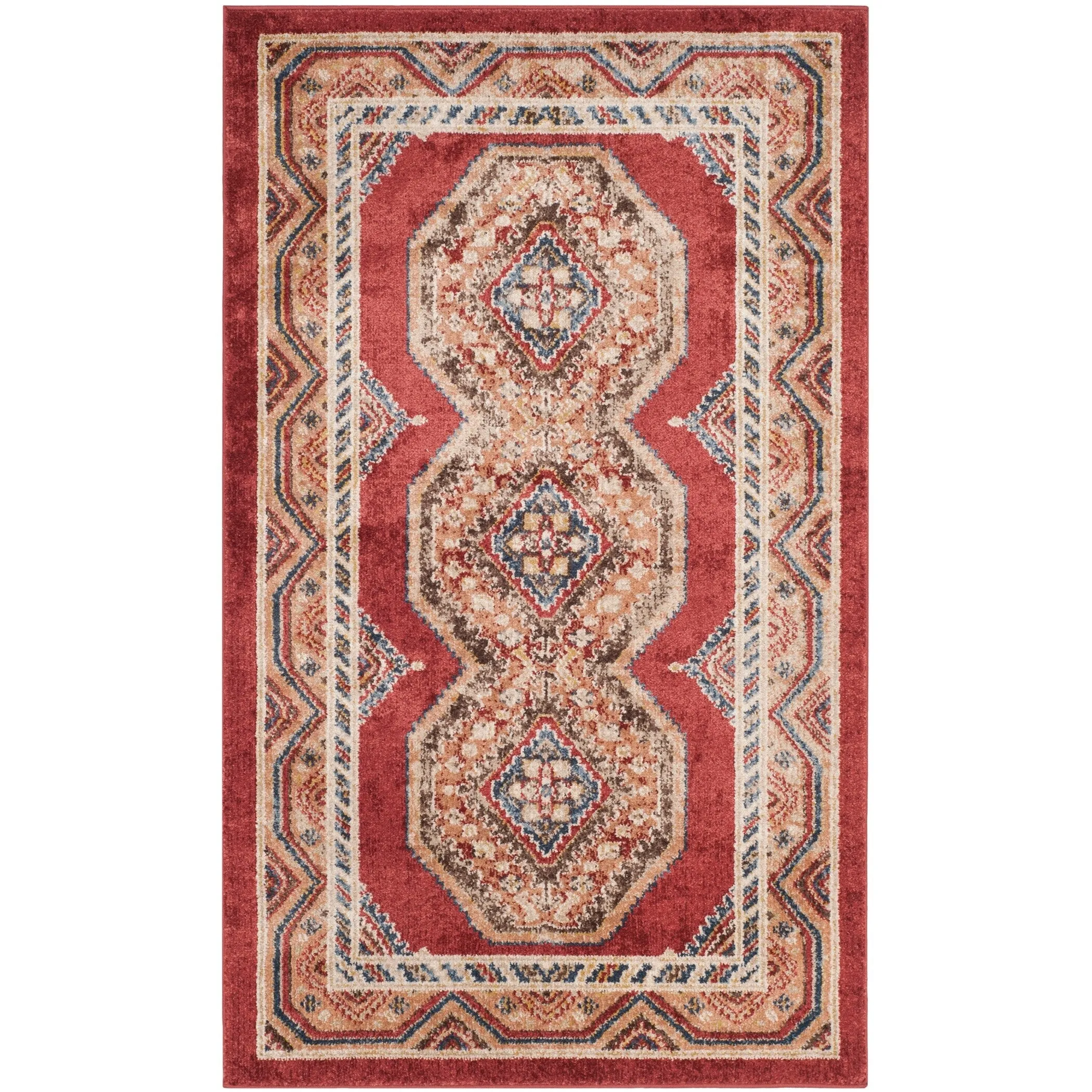SAFAVIEH Bijar Corline Traditional Distressed Oriental Rug