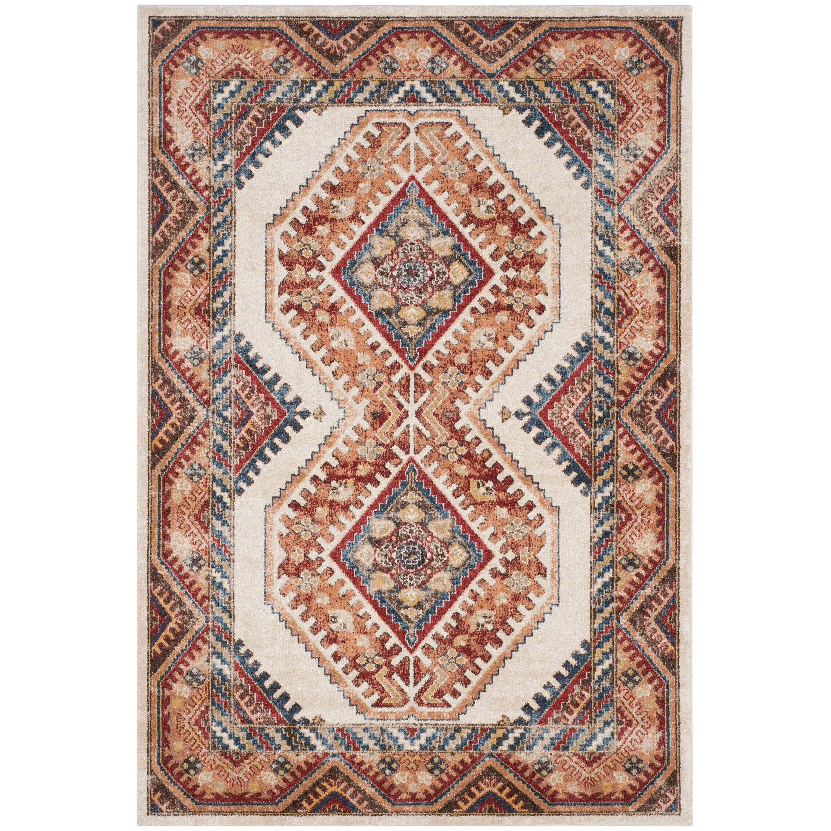 SAFAVIEH Bijar Corline Traditional Distressed Oriental Rug