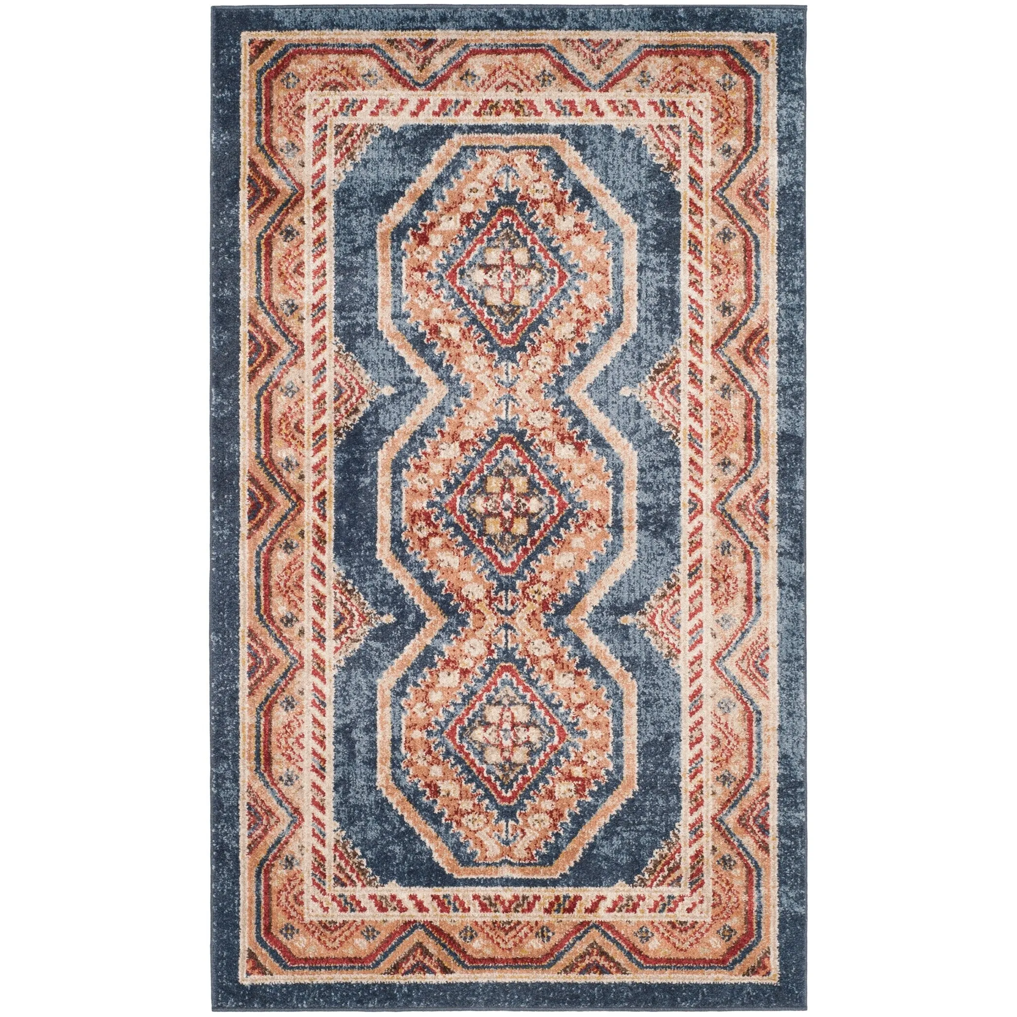 SAFAVIEH Bijar Corline Traditional Distressed Oriental Rug