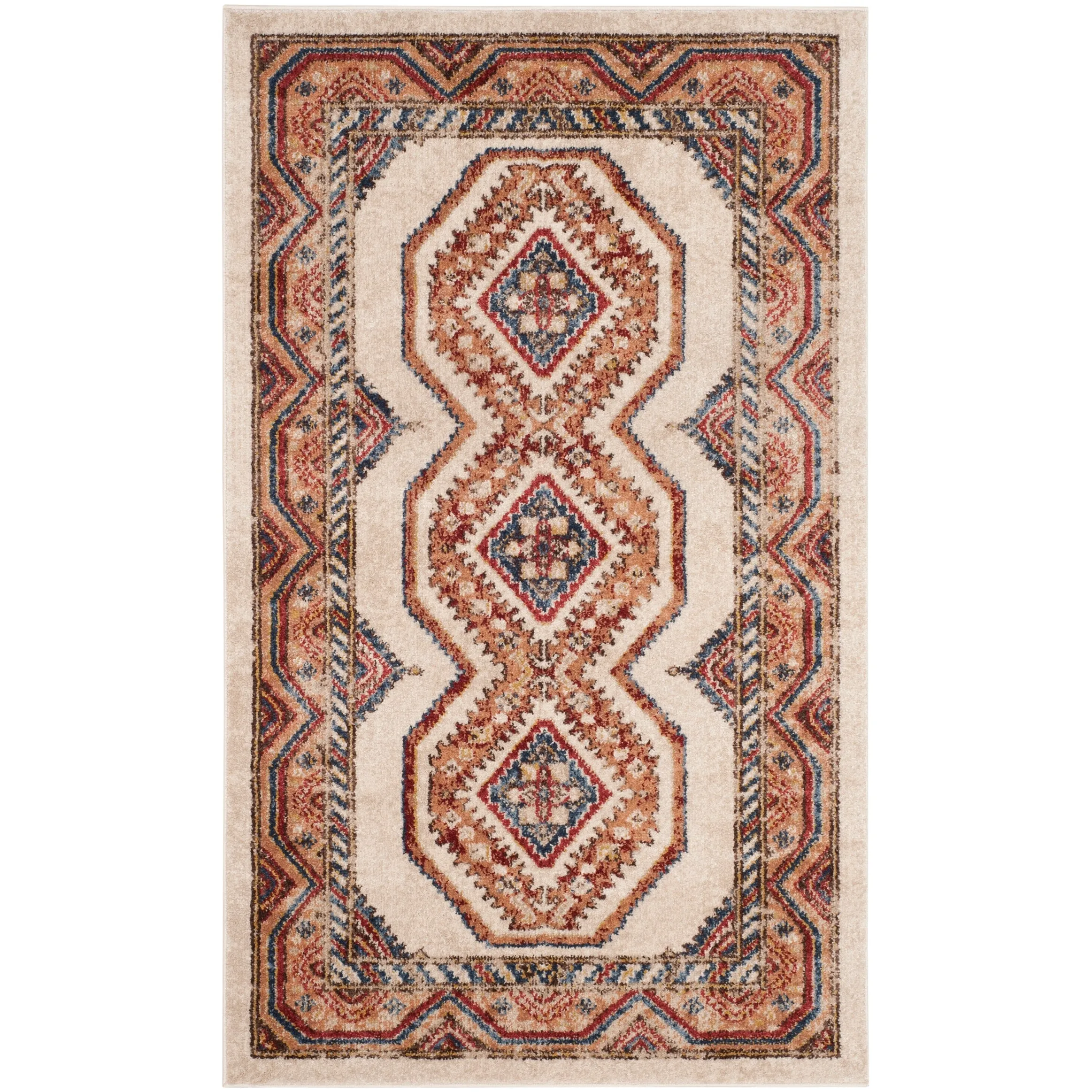 SAFAVIEH Bijar Corline Traditional Distressed Oriental Rug