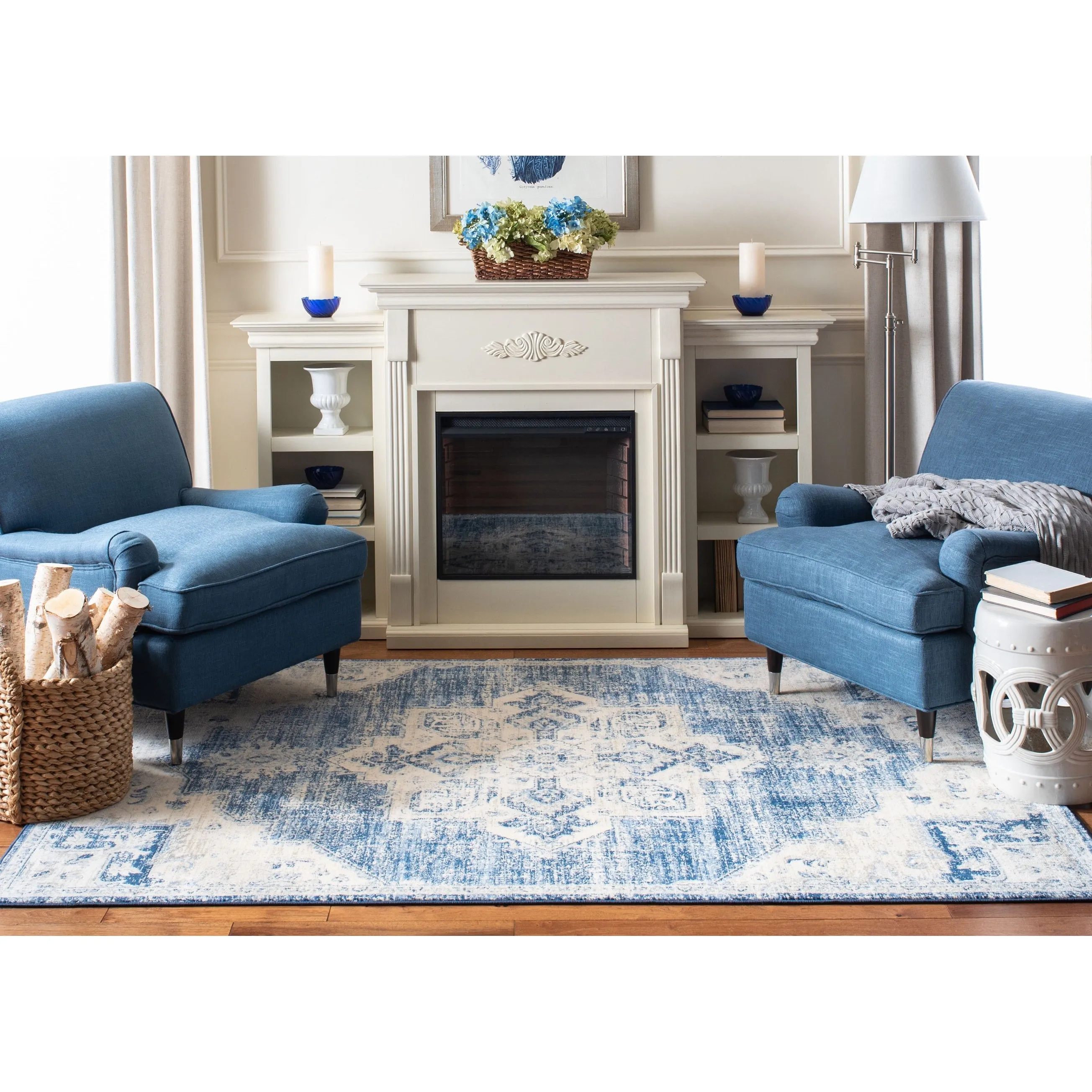 SAFAVIEH Brentwood Vassiliki Traditional Oriental Medallion Rug