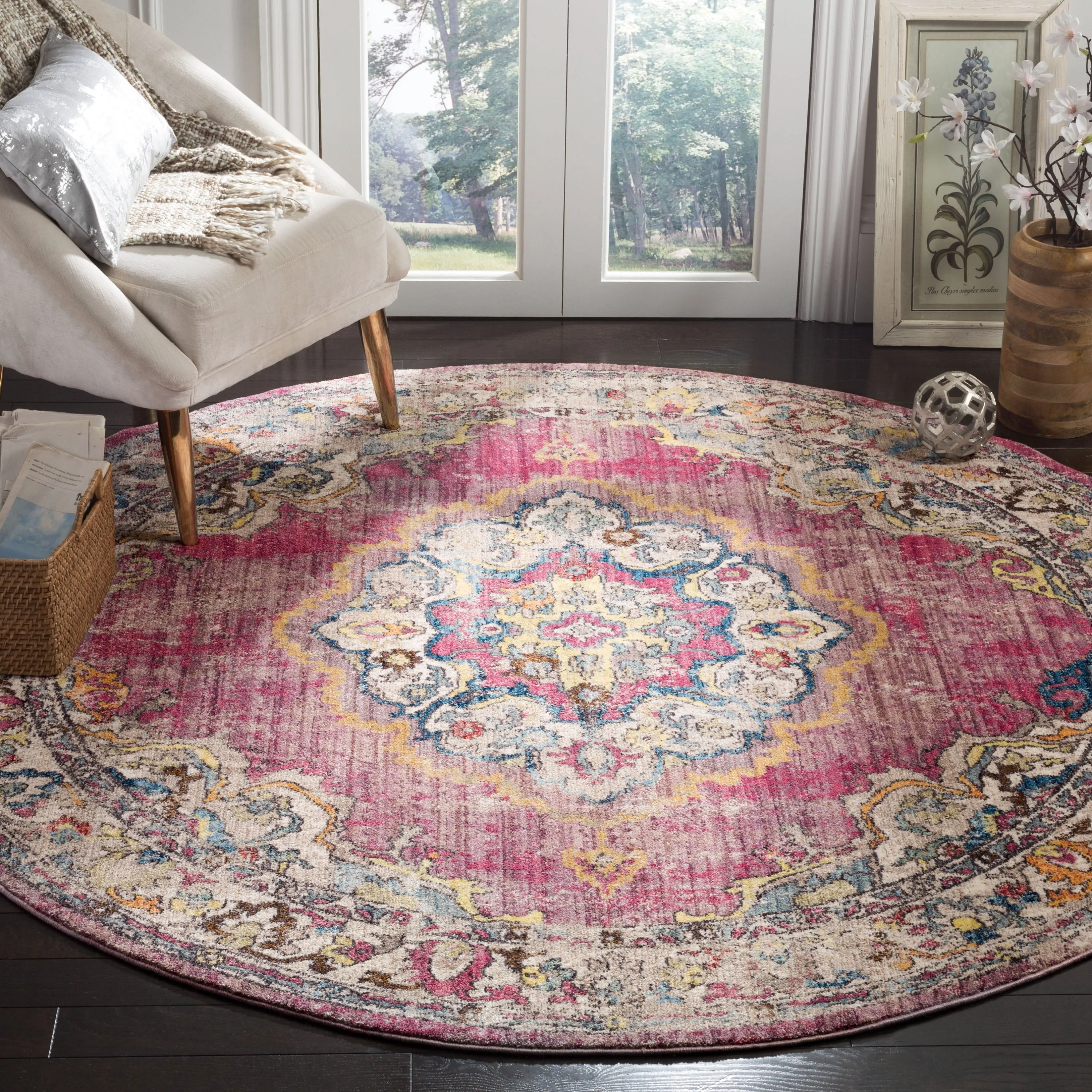 SAFAVIEH Bristol Janushka Vintage Boho Oriental Polyester Rug