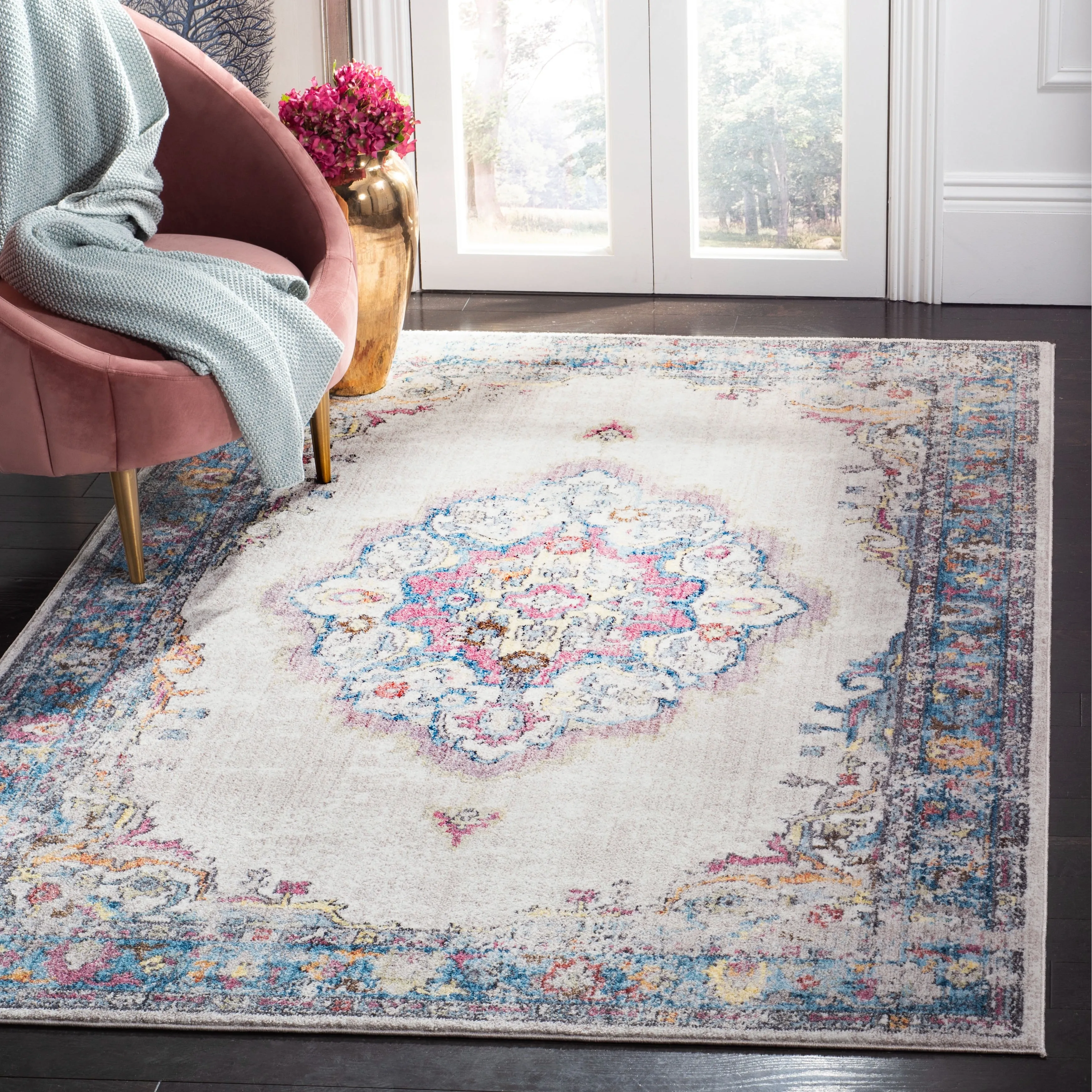 SAFAVIEH Bristol Janushka Vintage Boho Oriental Polyester Rug