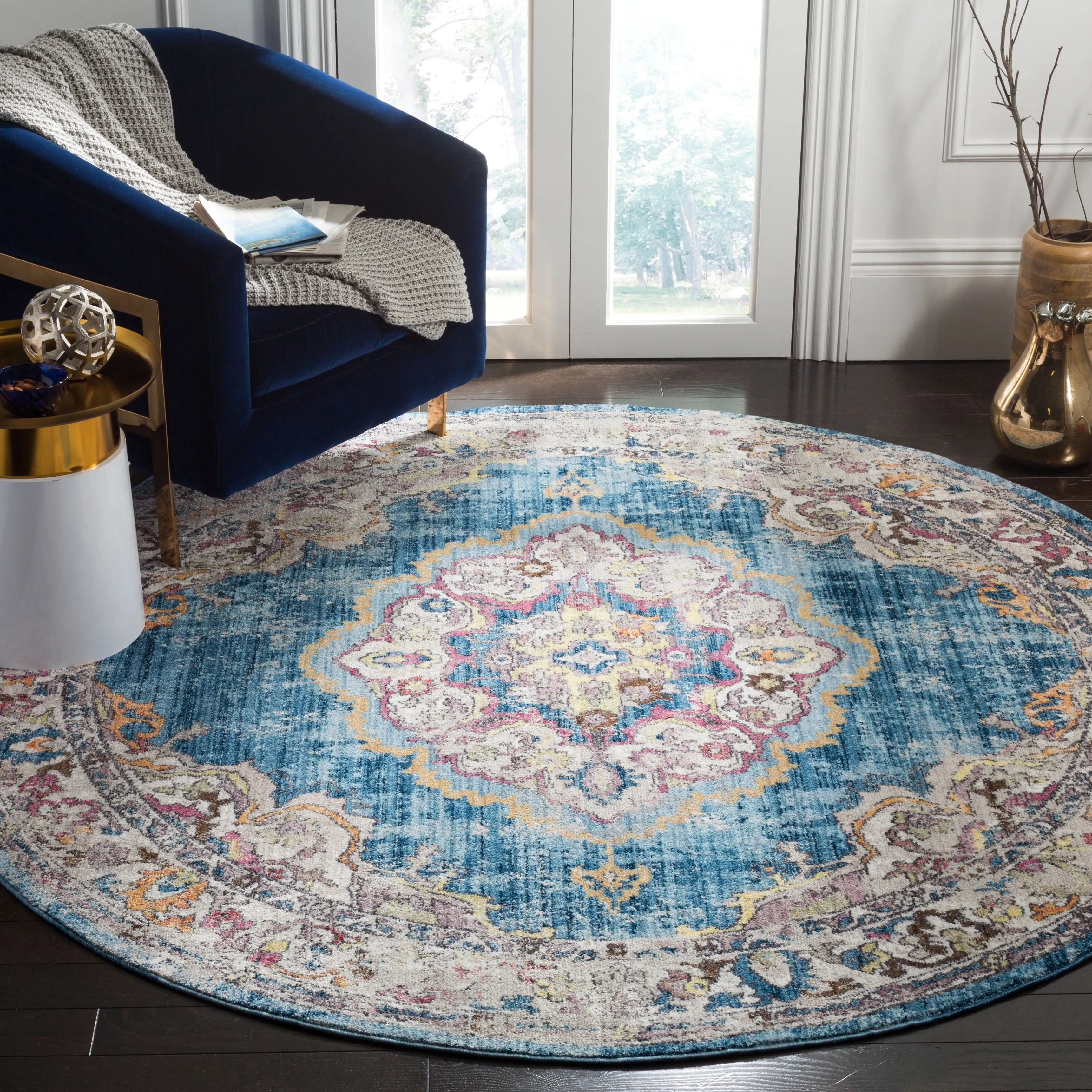 SAFAVIEH Bristol Janushka Vintage Boho Oriental Polyester Rug