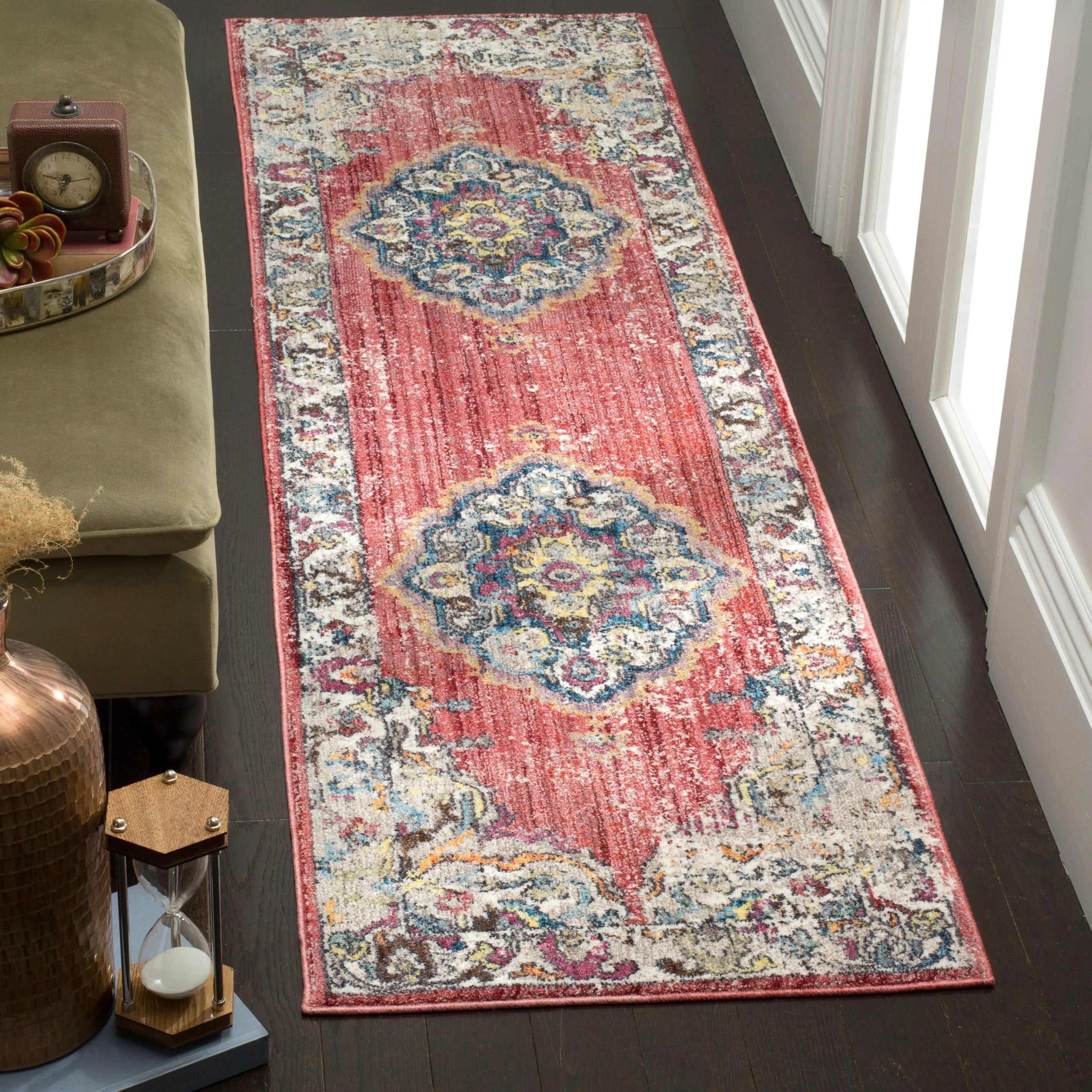 SAFAVIEH Bristol Janushka Vintage Boho Oriental Polyester Rug
