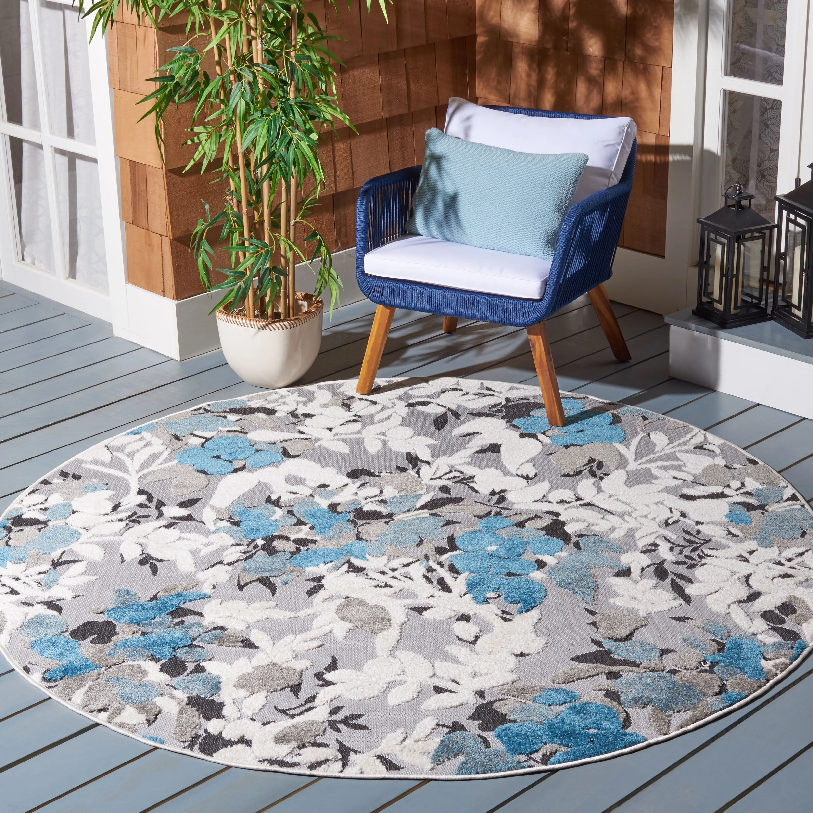 SAFAVIEH Cabana Eleri Indoor/ Outdoor Waterproof Patio Rug