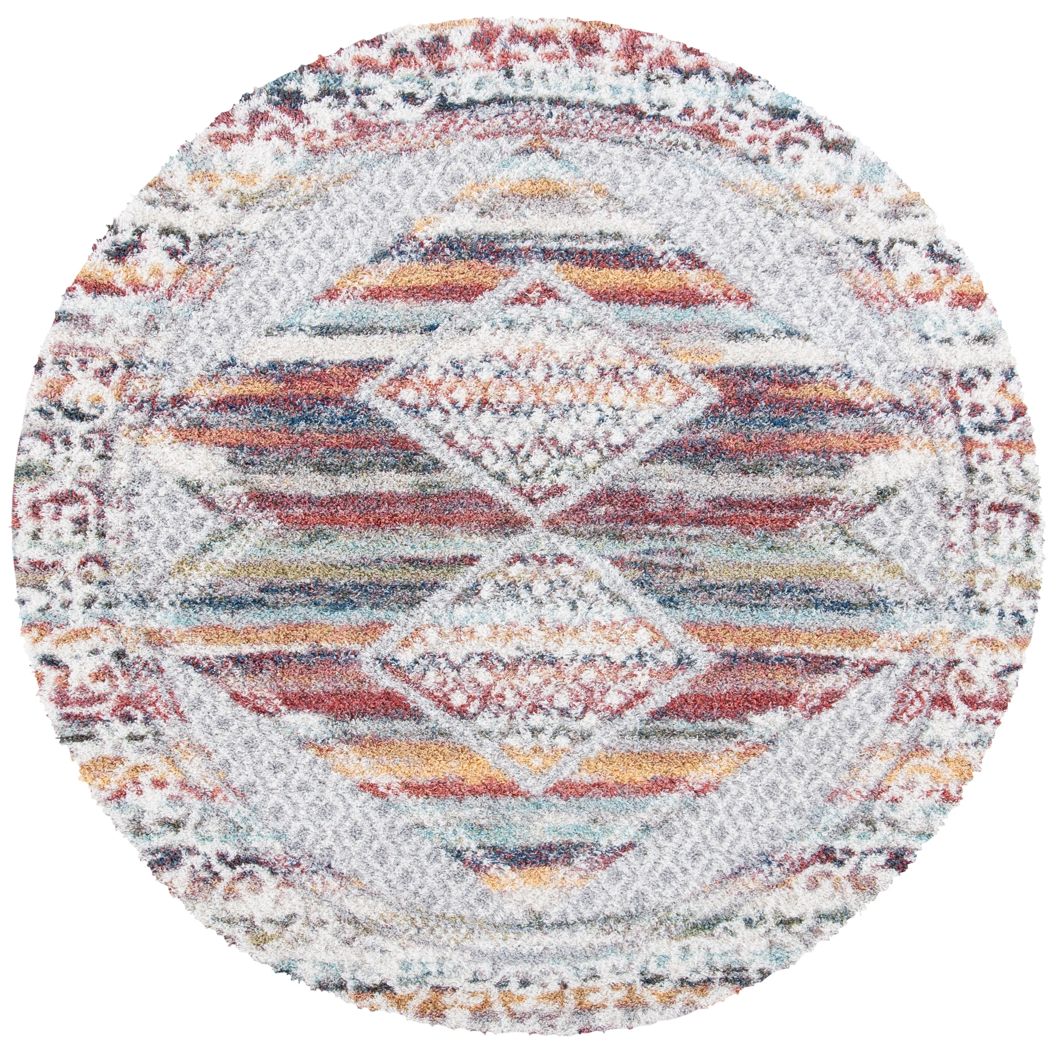 SAFAVIEH Calista Shag Jatta Abstract 1-inch Thick Rug