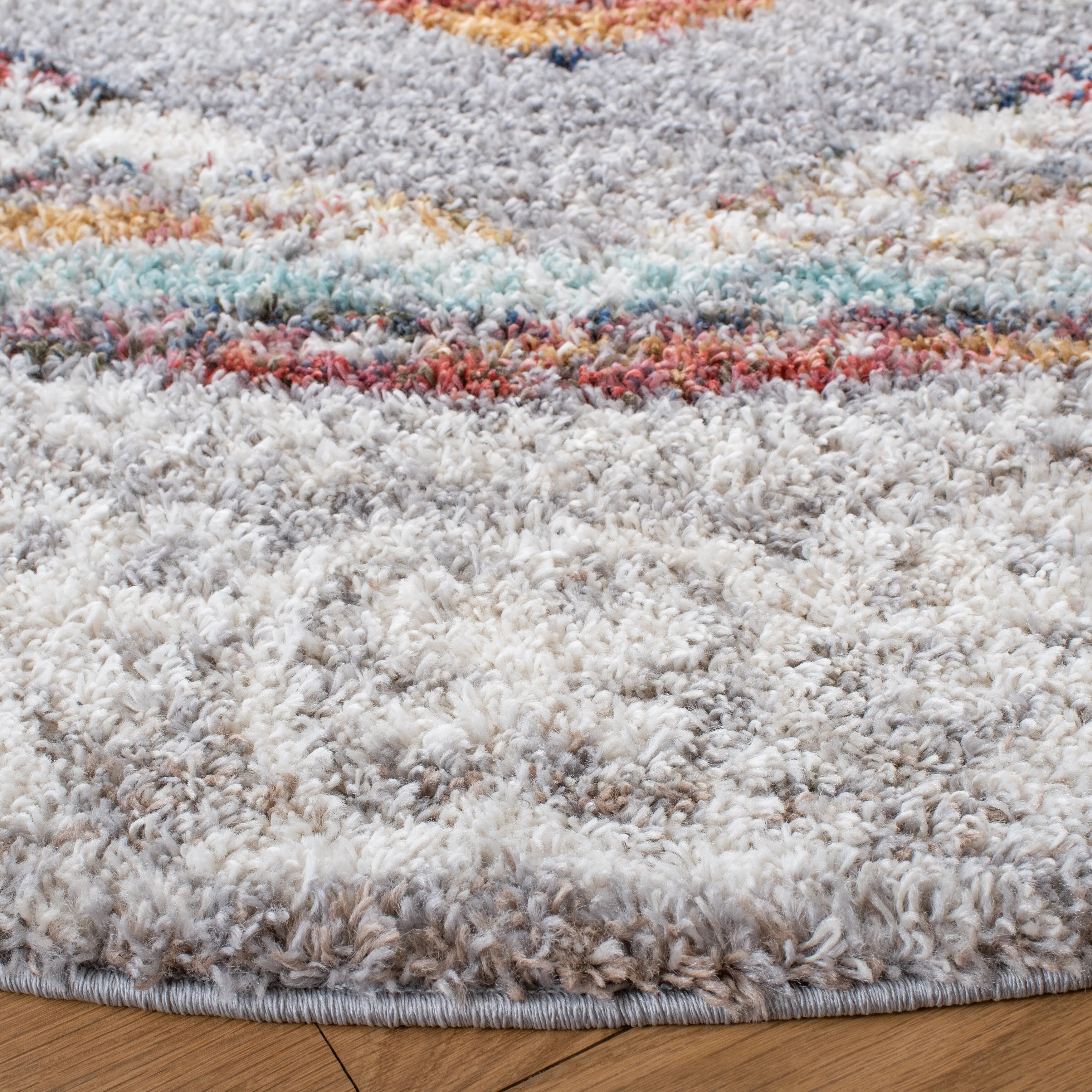 SAFAVIEH Calista Shag Jatta Abstract 1-inch Thick Rug