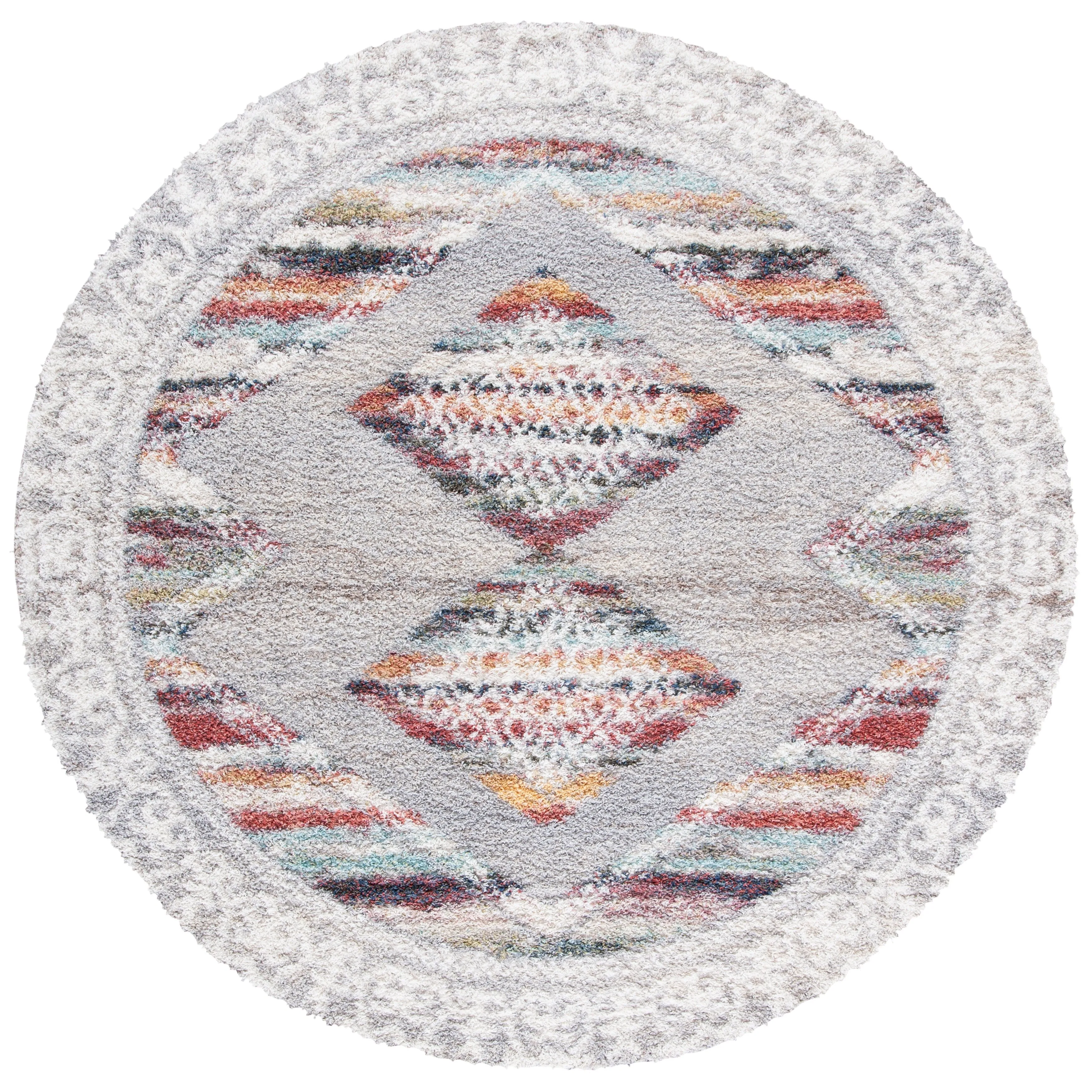 SAFAVIEH Calista Shag Jatta Abstract 1-inch Thick Rug