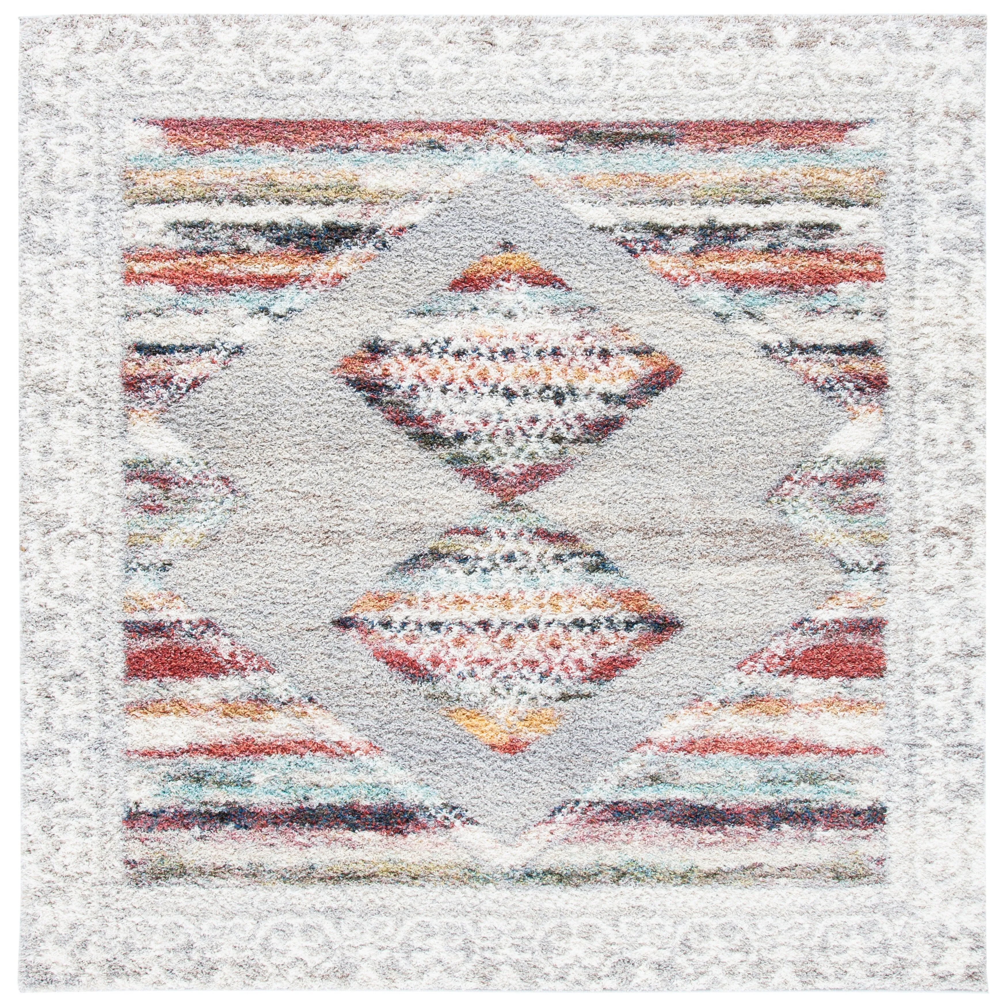 SAFAVIEH Calista Shag Jatta Abstract 1-inch Thick Rug