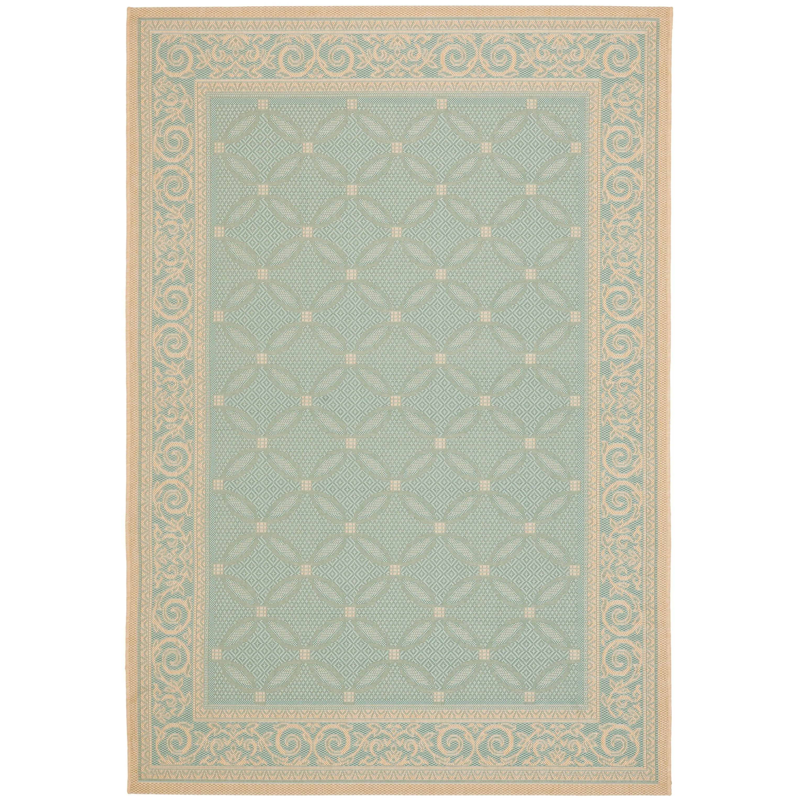 SAFAVIEH Courtyard Geesje Indoor/ Outdoor Waterproof Patio Backyard Rug