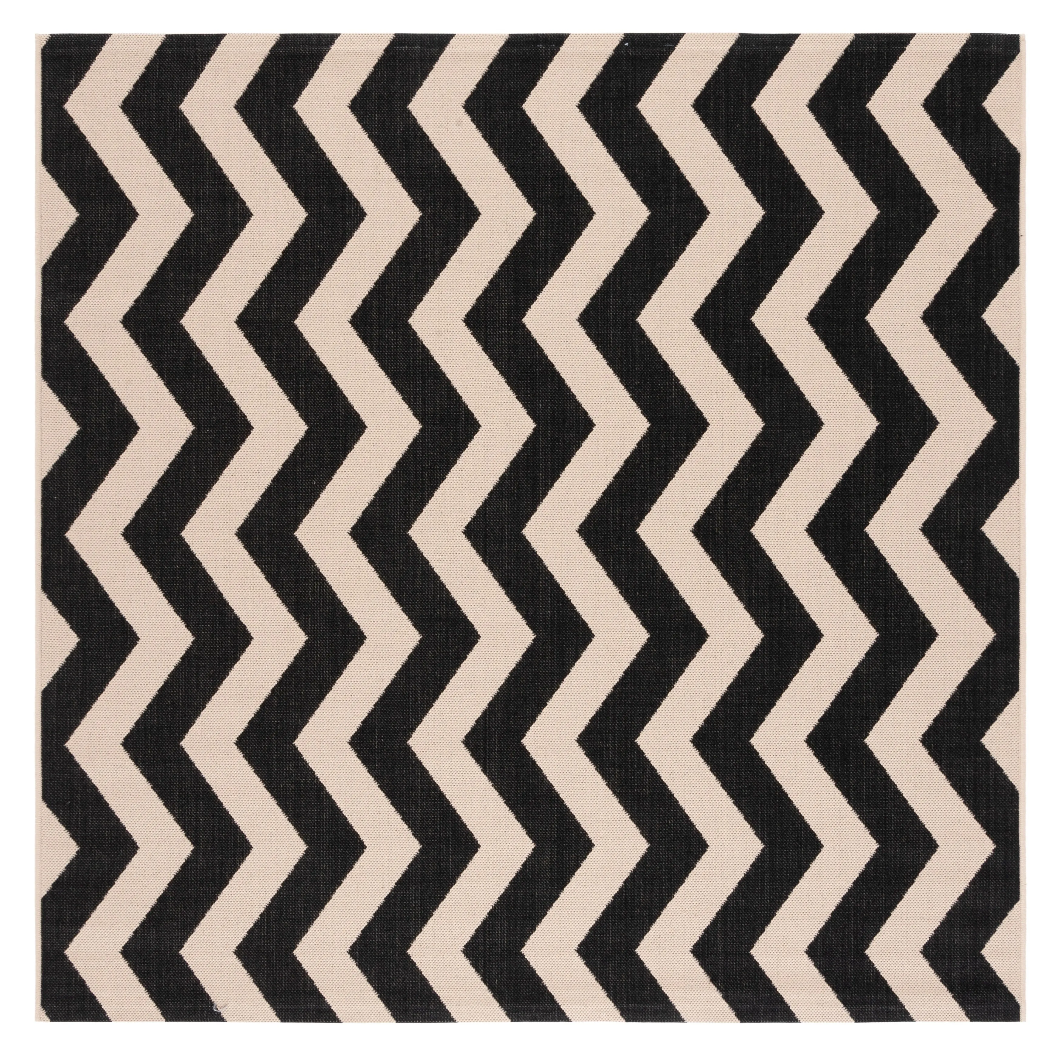 SAFAVIEH Courtyard Morganne Chevron Indoor/ Outdoor Waterproof Patio Backyard