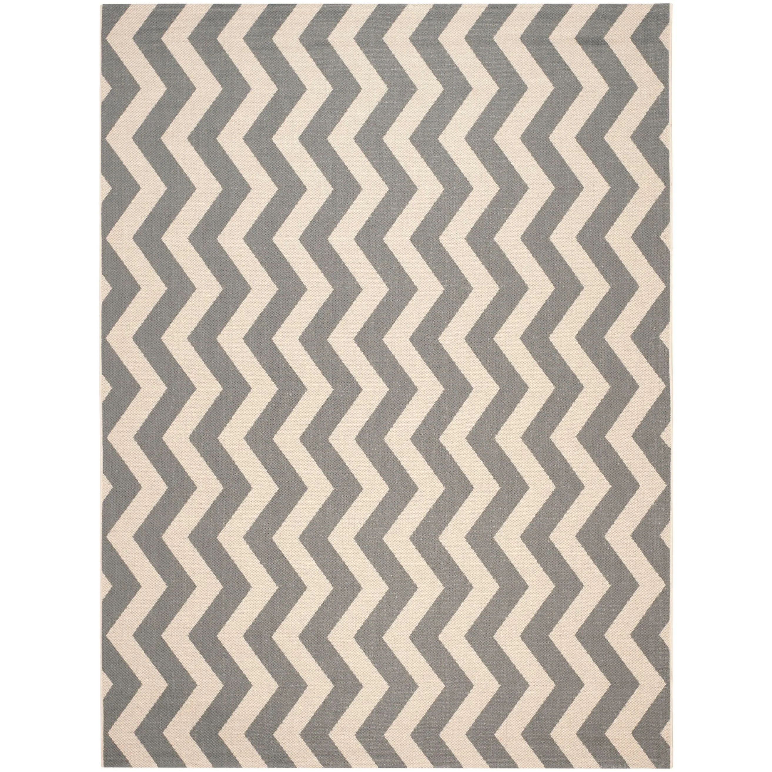 SAFAVIEH Courtyard Morganne Chevron Indoor/ Outdoor Waterproof Patio Backyard