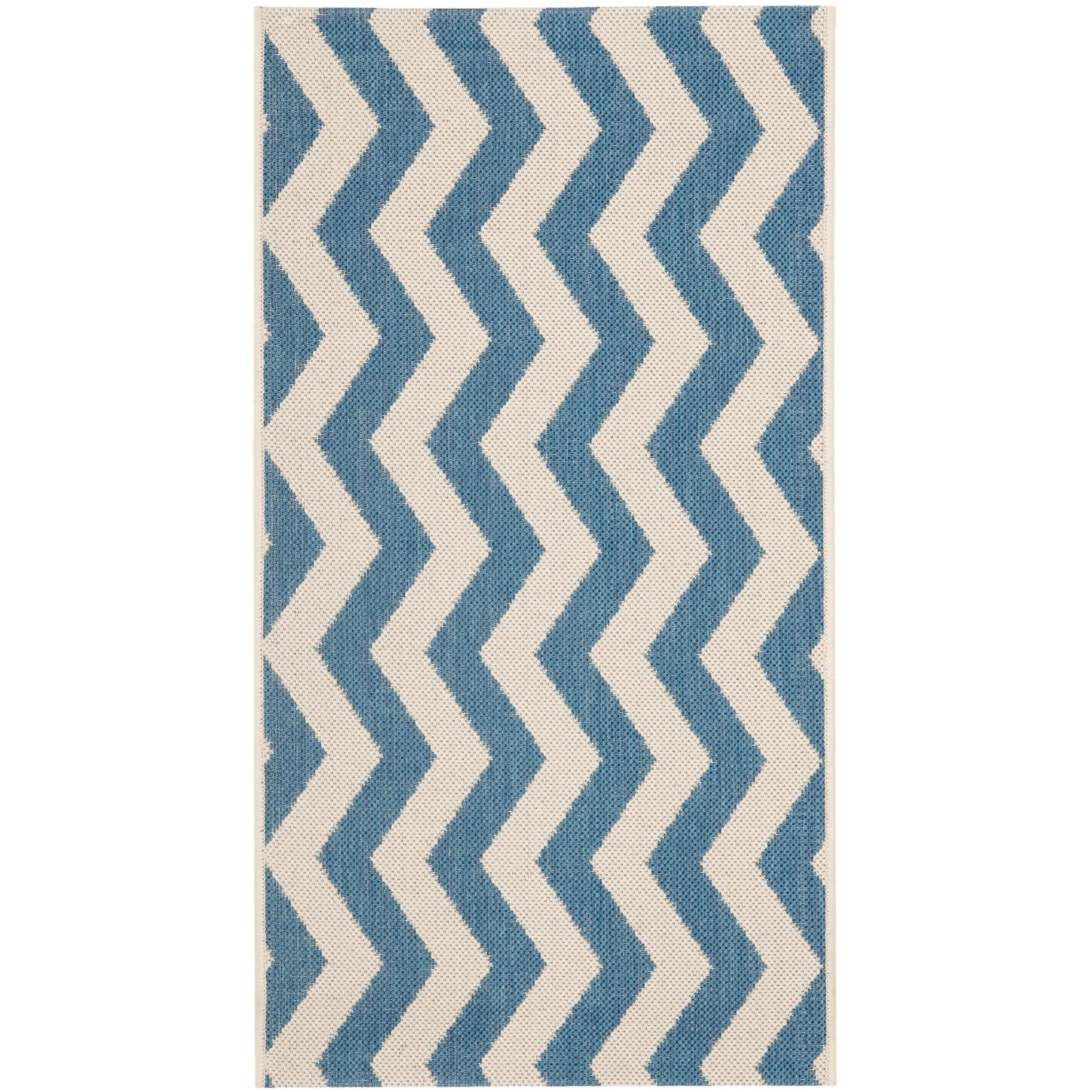 SAFAVIEH Courtyard Morganne Chevron Indoor/ Outdoor Waterproof Patio Backyard