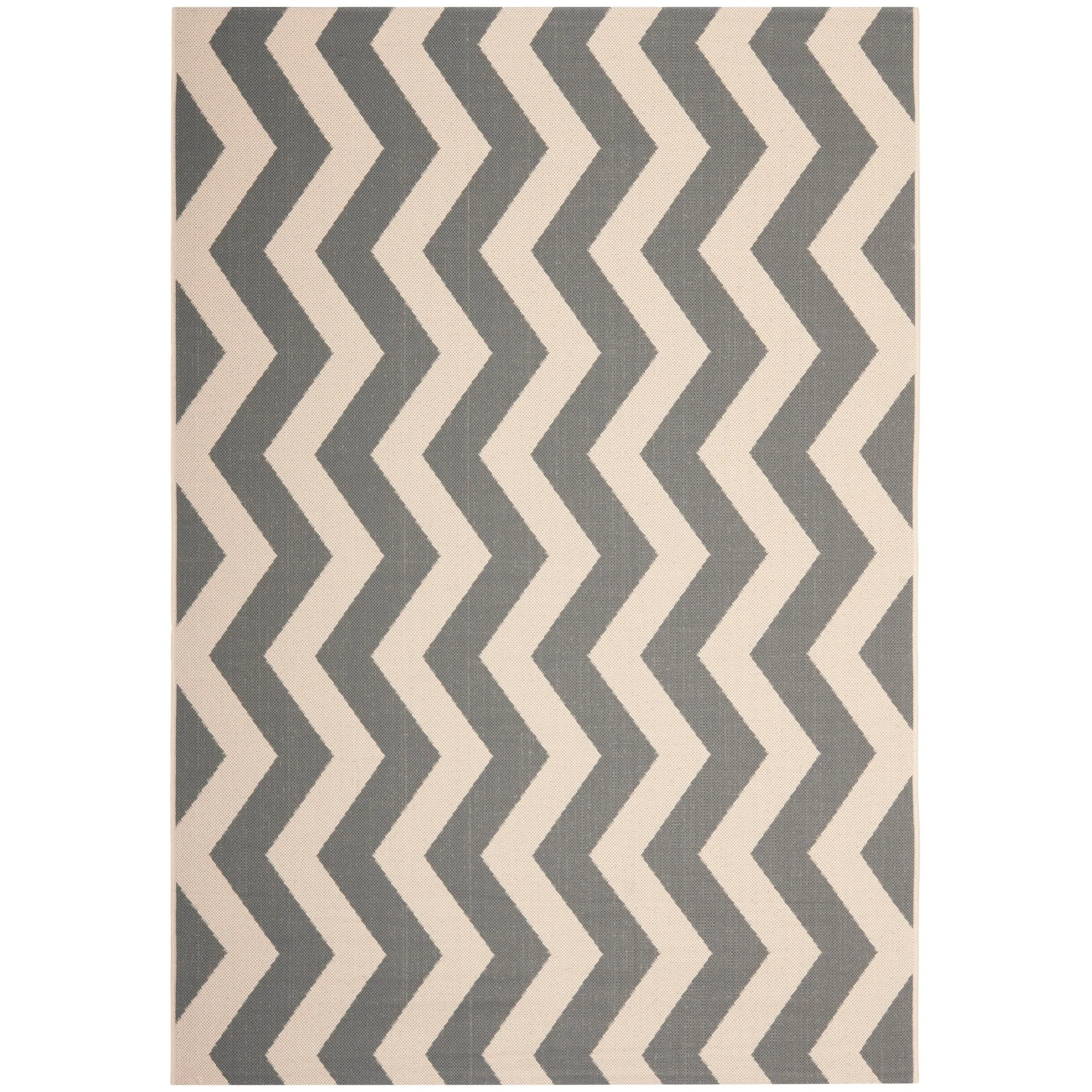SAFAVIEH Courtyard Morganne Chevron Indoor/ Outdoor Waterproof Patio Backyard