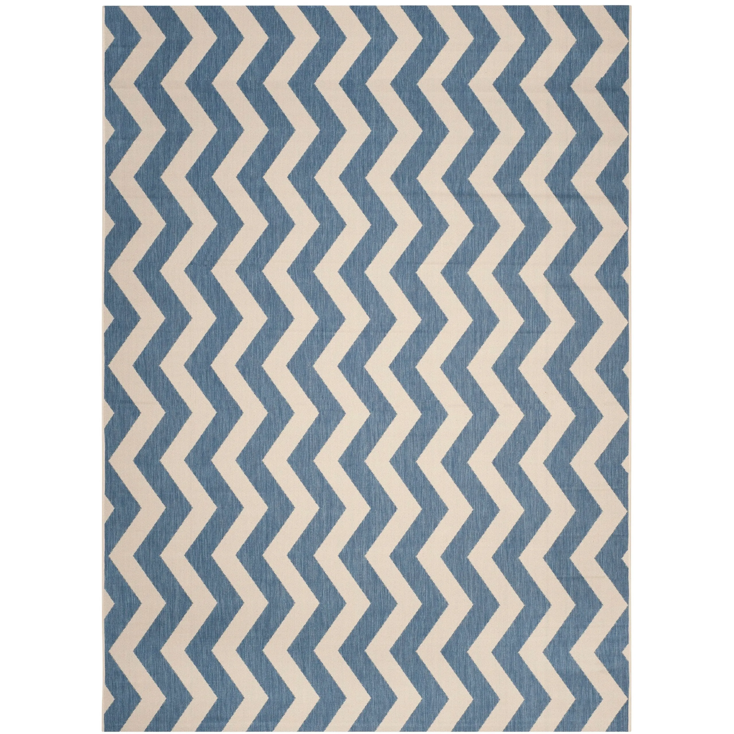 SAFAVIEH Courtyard Morganne Chevron Indoor/ Outdoor Waterproof Patio Backyard