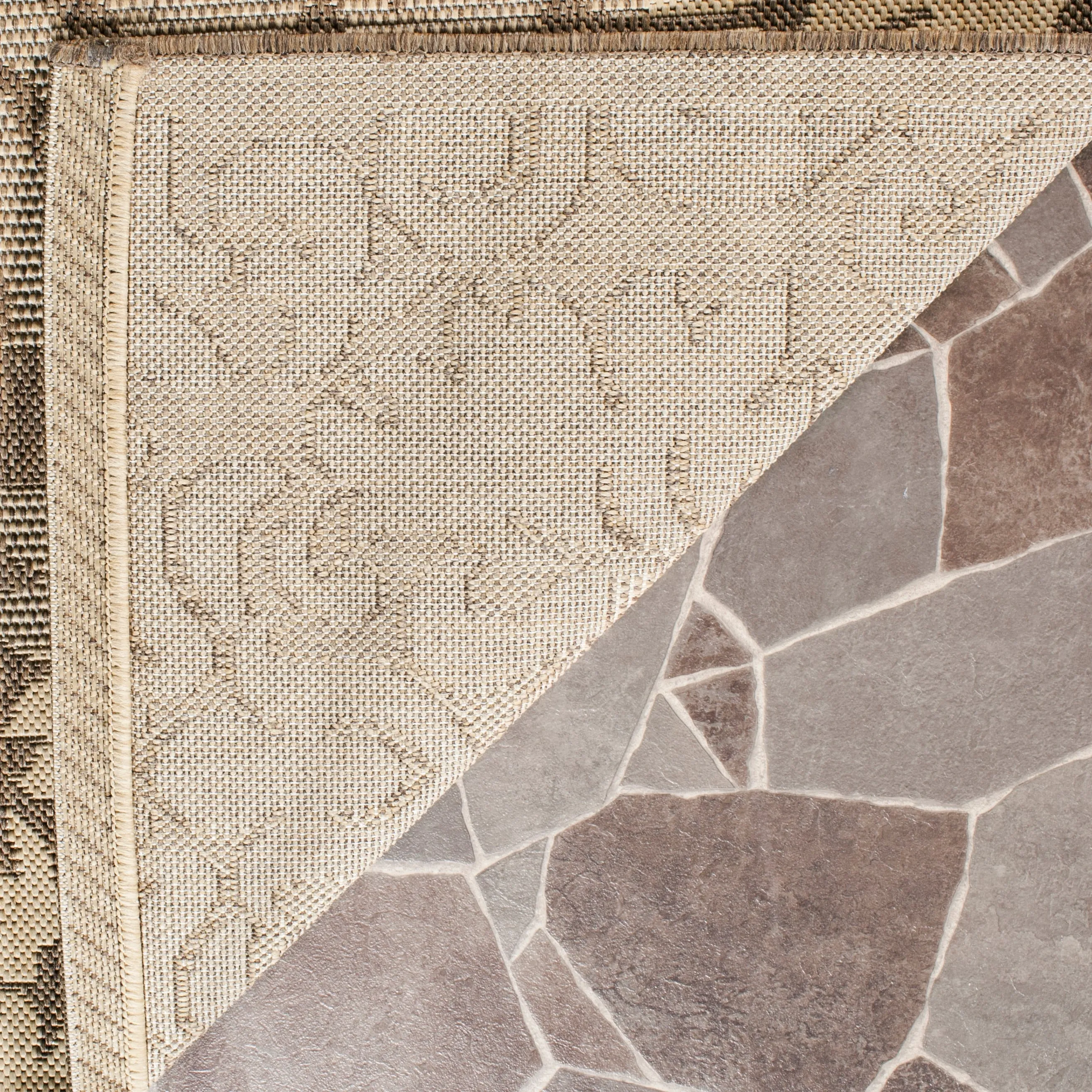 SAFAVIEH Courtyard Peggie Indoor/ Outdoor Patio Backyard Rug