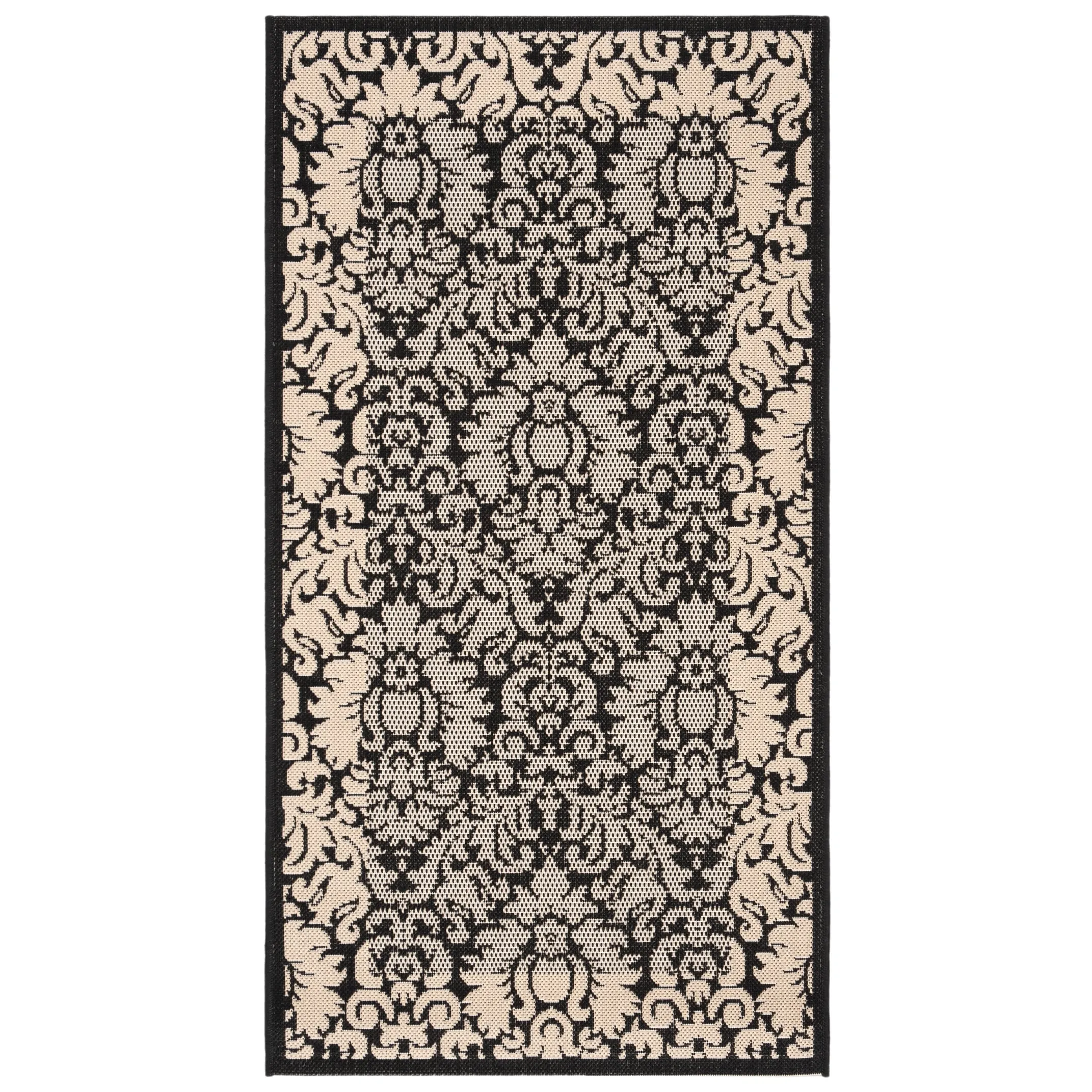 SAFAVIEH Courtyard Peggie Indoor/ Outdoor Patio Backyard Rug
