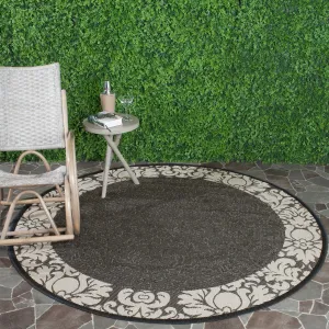 SAFAVIEH Courtyard Peggie Indoor/ Outdoor Patio Backyard Rug